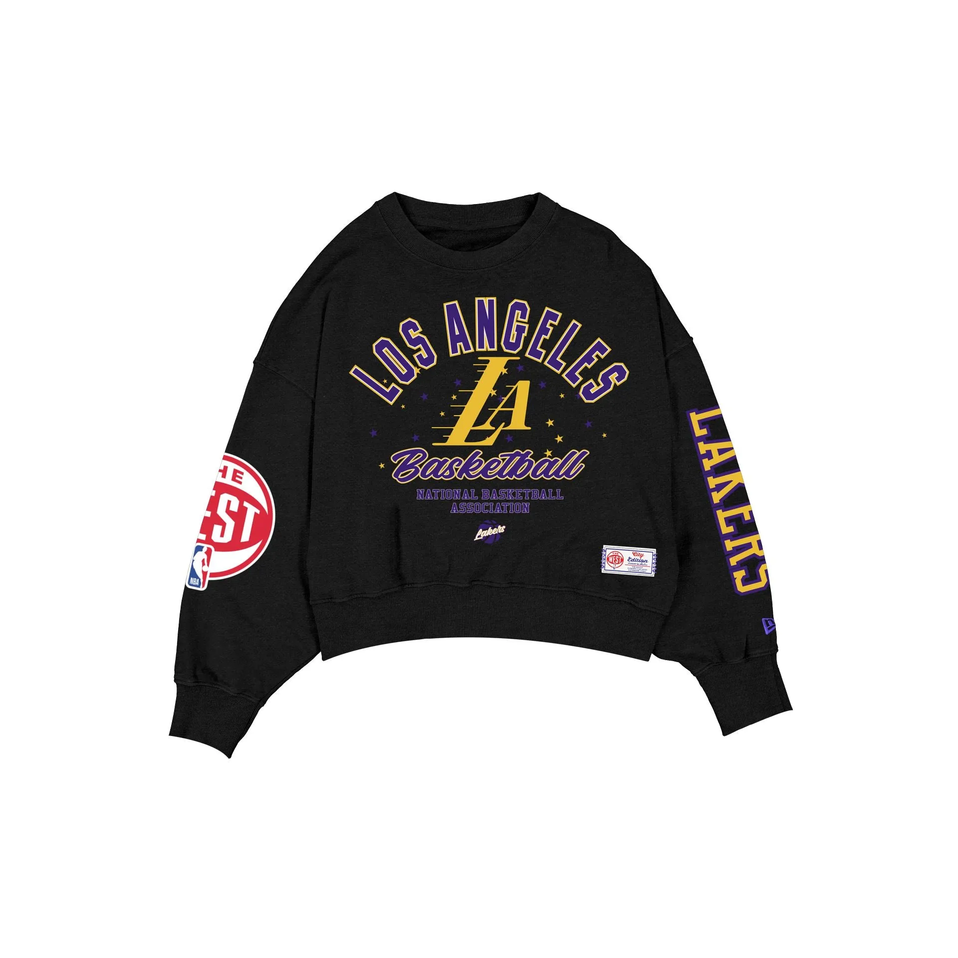 Los Angeles Lakers 2025 City Edition Women's Crewneck sold by New Era