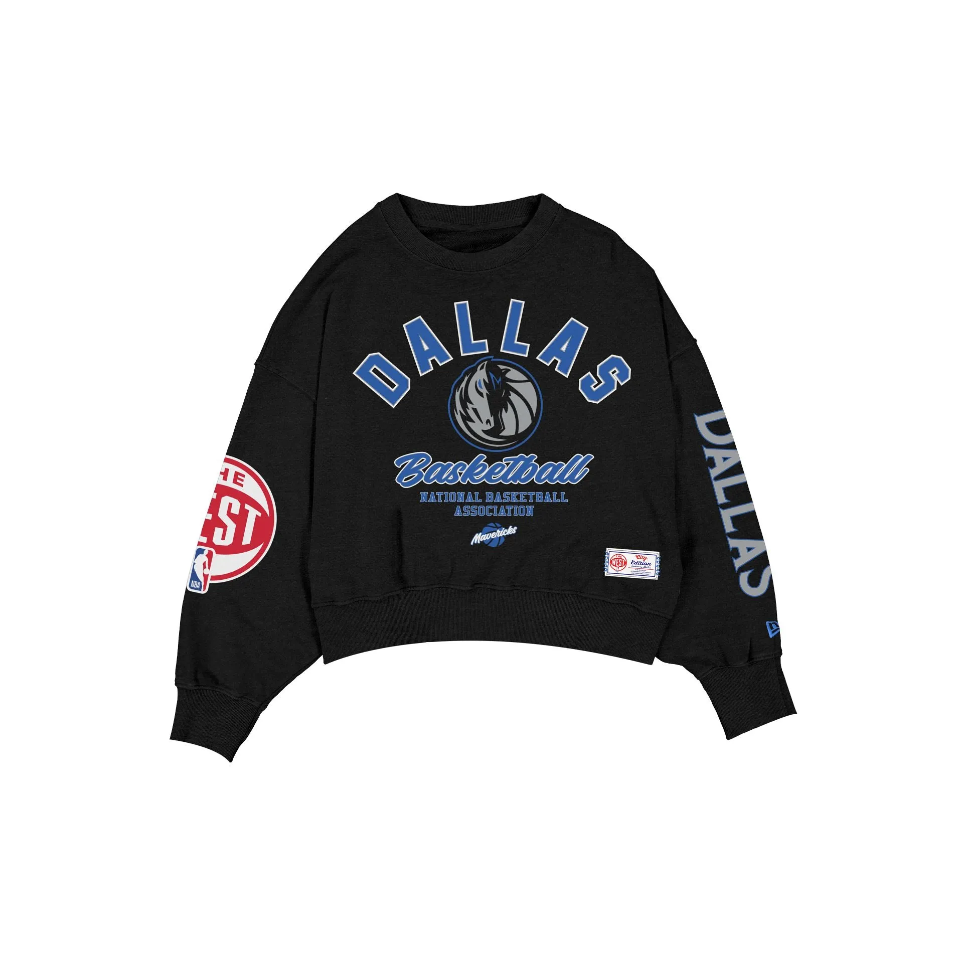 Dallas Mavericks 2025 City Edition Women's Crewneck sold by New Era