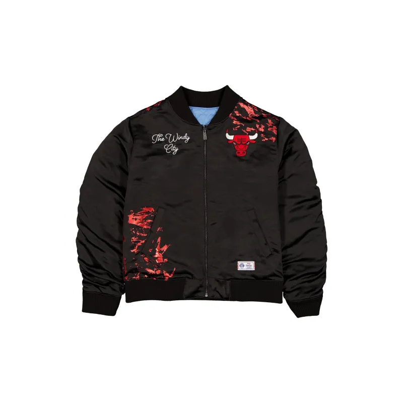 Chicago Bulls 2025 City Edition Women's Black Jacket sold by New Era