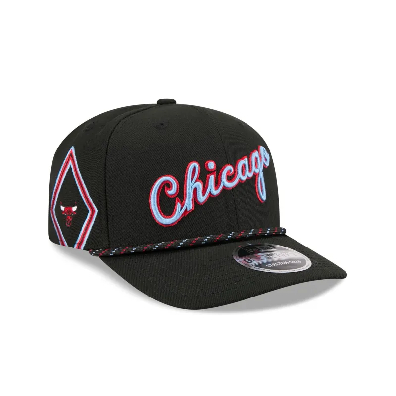 Chicago Bulls 2025 City Edition 9SEVENTY Stretch-Snap Hat sold by New Era