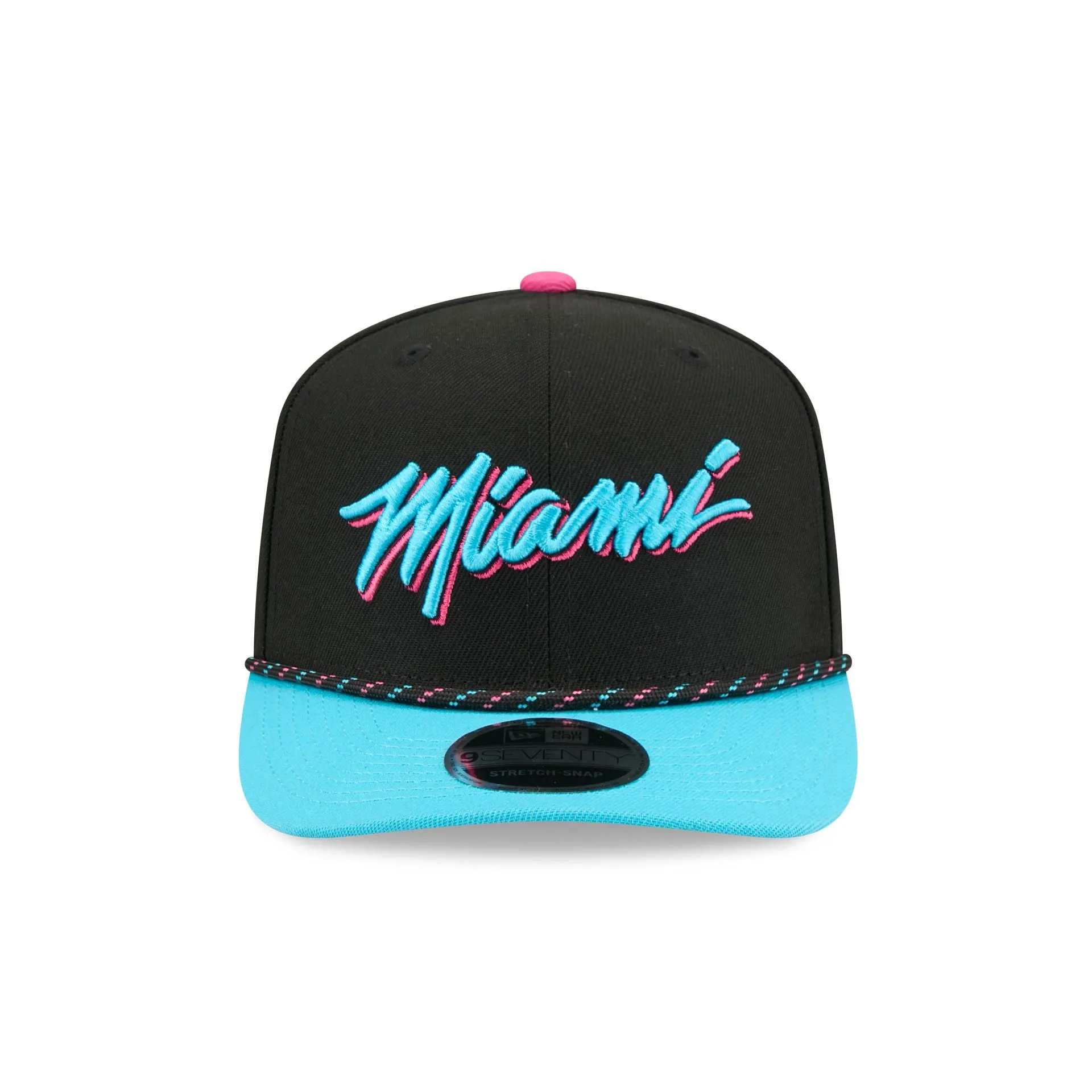 Miami Heat 2025 City Edition 9SEVENTY Stretch-Snap Hat sold by New Era product image thumbnail 2