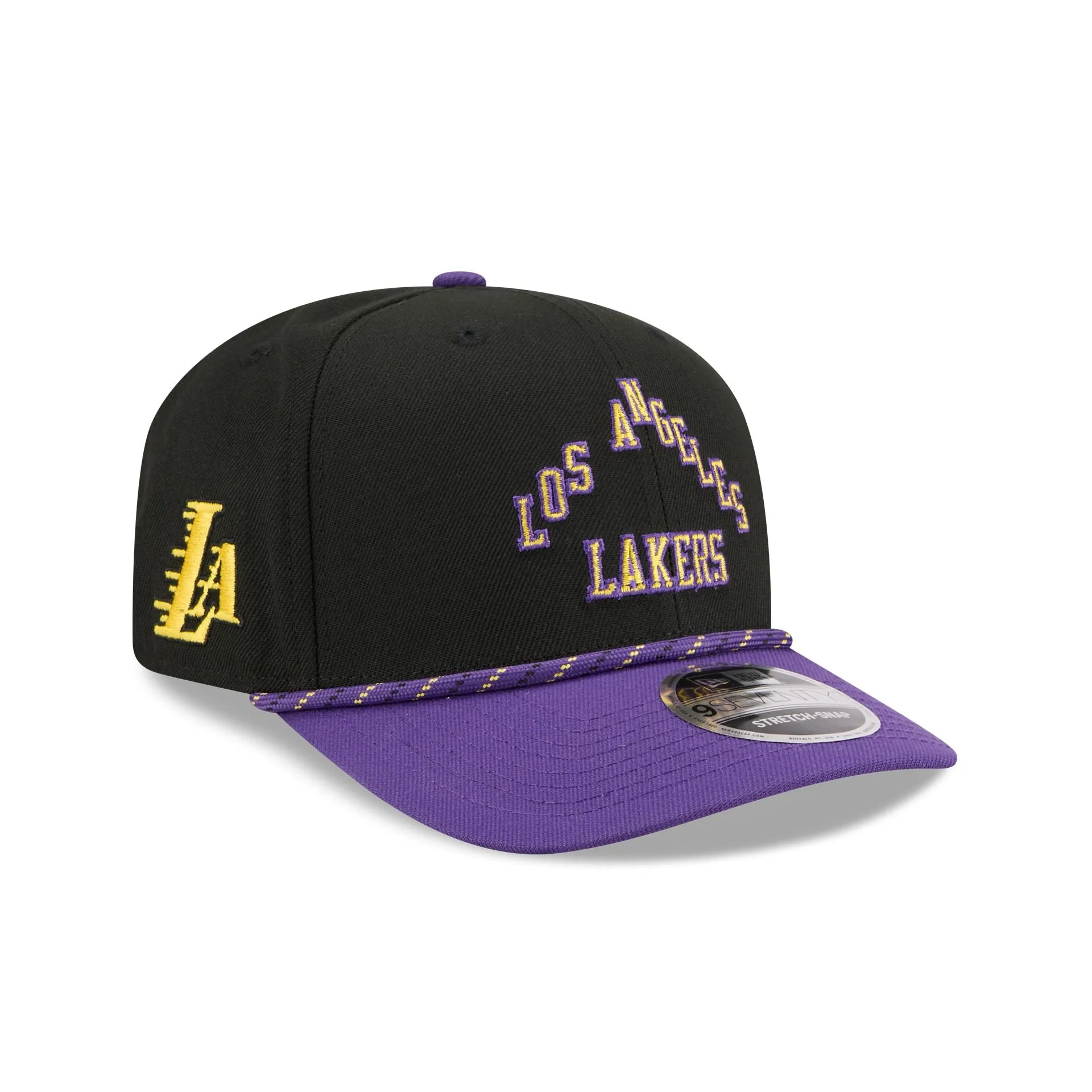 Los Angeles Lakers 2025 City Edition 9SEVENTY Stretch-Snap Hat sold by New Era