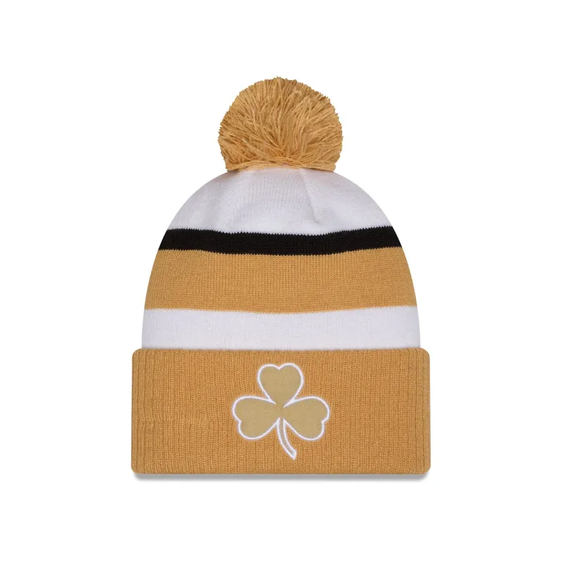 Boston Celtics 2025 City Edition Pom Knit Hat sold by New Era