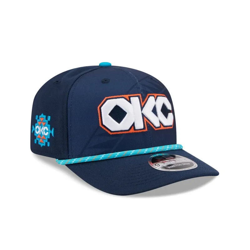 Oklahoma City Thunder 2025 City Edition 9SEVENTY Stretch-Snap Hat sold by New Era