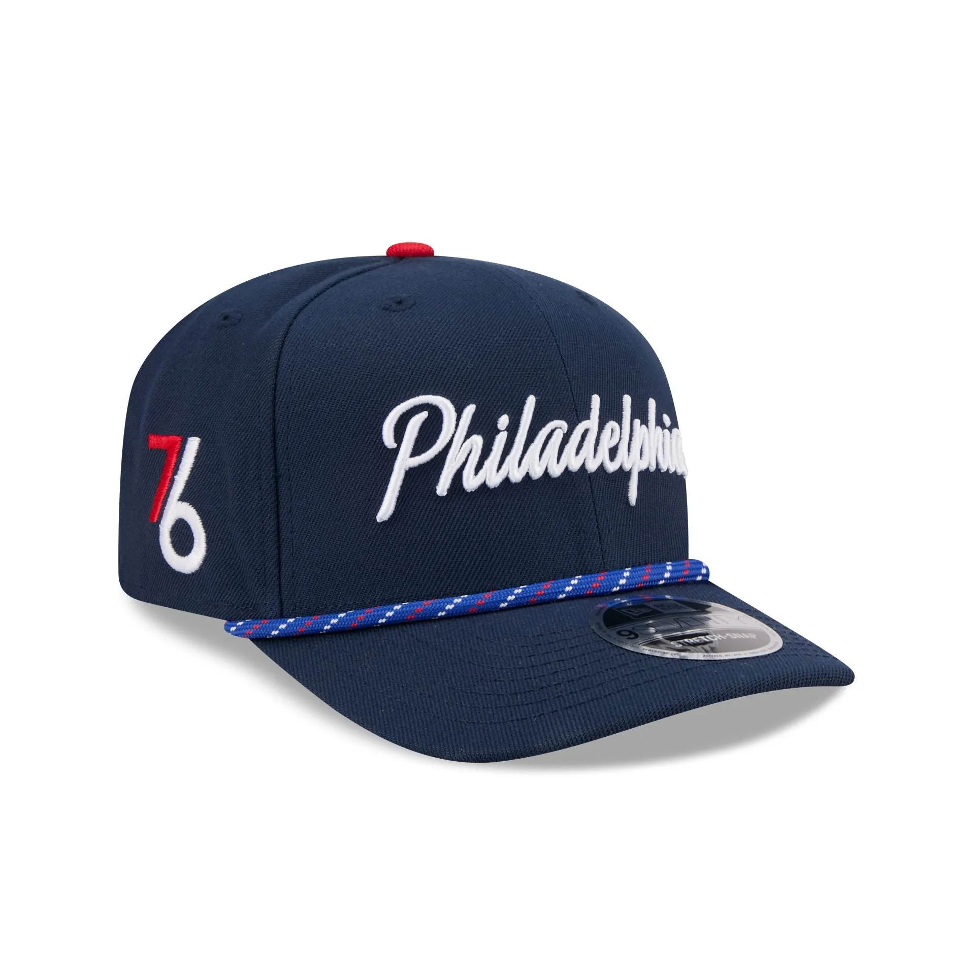 Philadelphia 76ers 2025 City Edition 9SEVENTY Stretch-Snap Hat sold by New Era
