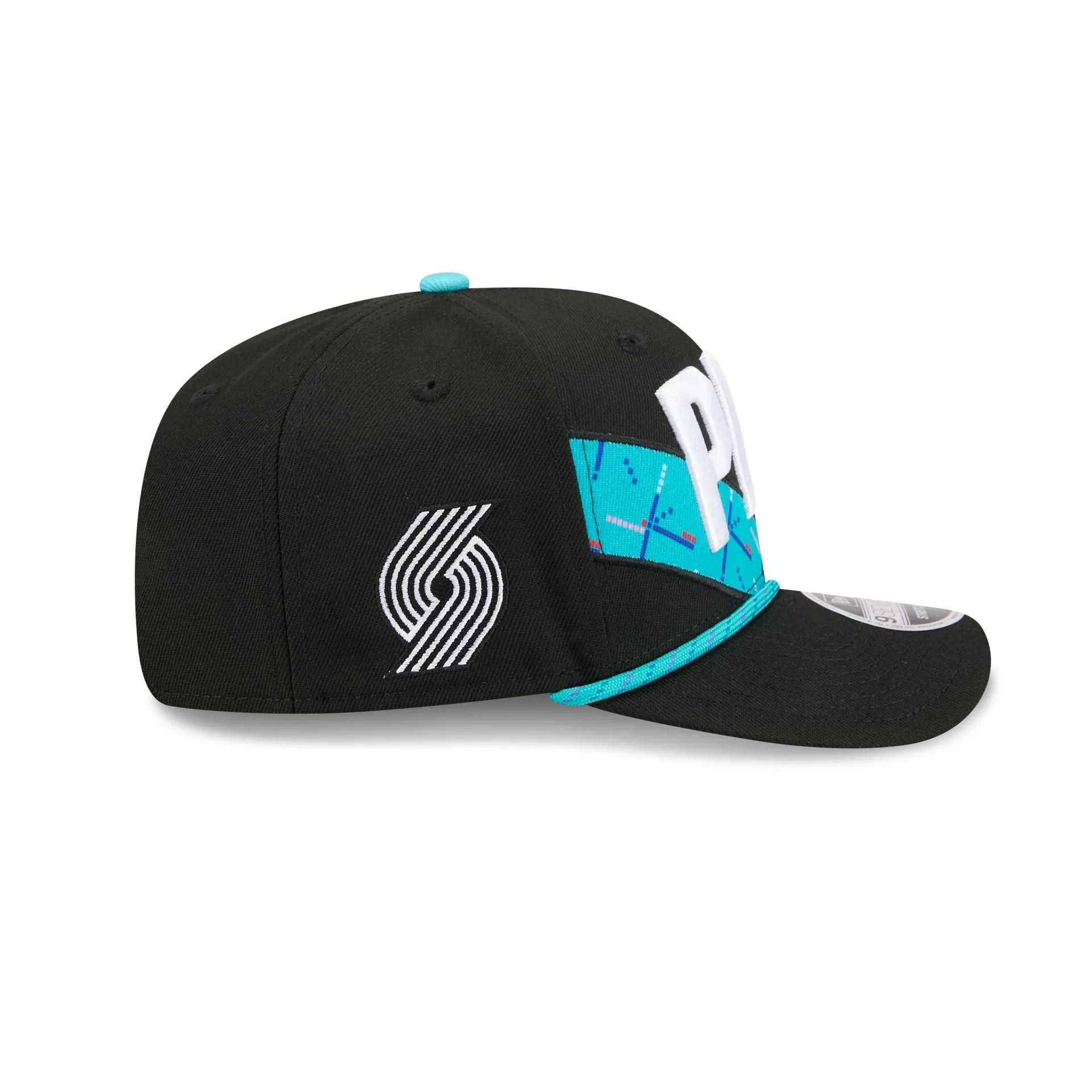 Portland Trail Blazers 2025 City Edition 9SEVENTY Stretch-Snap Hat sold by New Era product image thumbnail 4