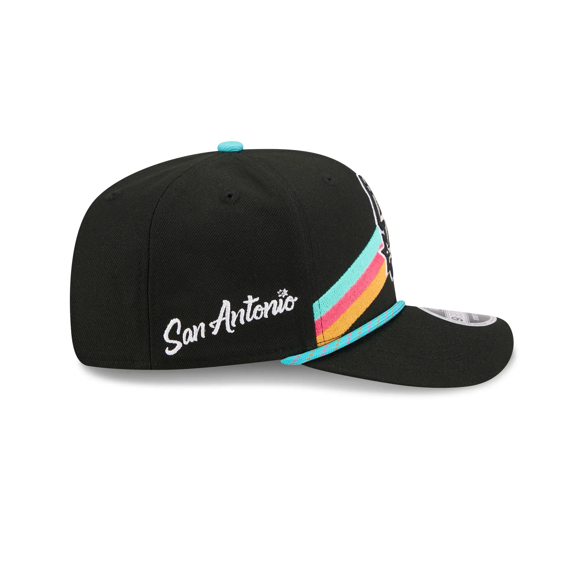 San Antonio Spurs 2025 City Edition 9SEVENTY Stretch-Snap Hat sold by New Era product image thumbnail 4