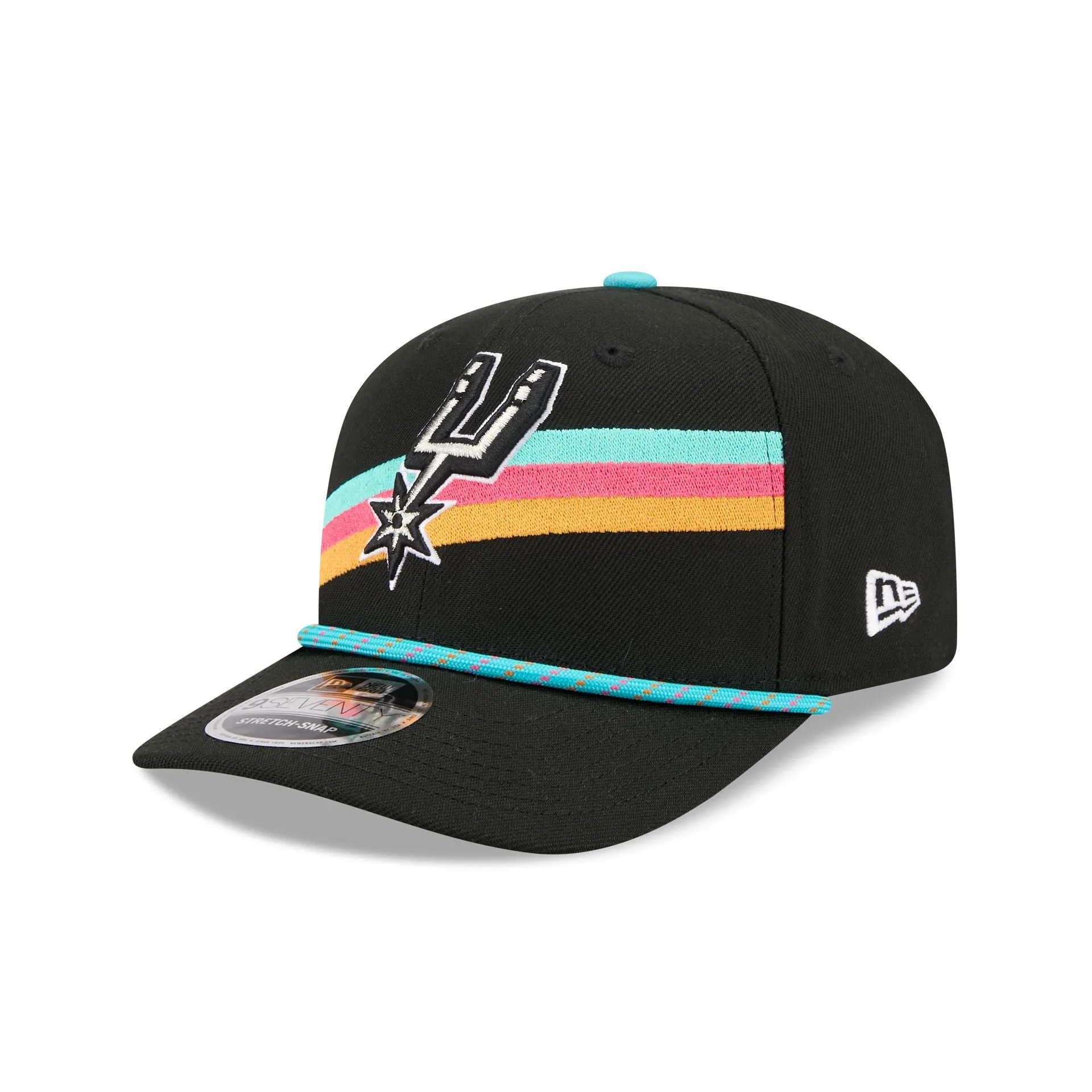 San Antonio Spurs 2025 City Edition 9SEVENTY Stretch-Snap Hat sold by New Era product image thumbnail 3