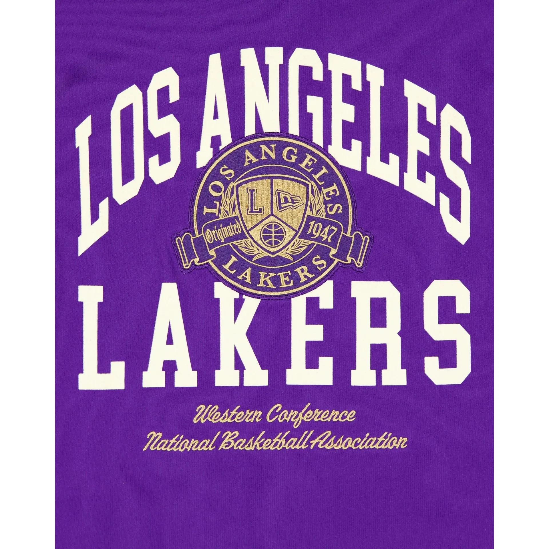 Los Angeles Lakers Letterman Classic T-Shirt sold by New Era product image thumbnail 4