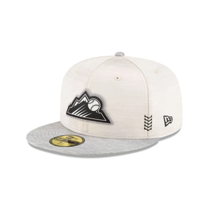 Colorado Rockies 2024 Clubhouse Stone 59FIFTY Fitted Hat sold by New Era