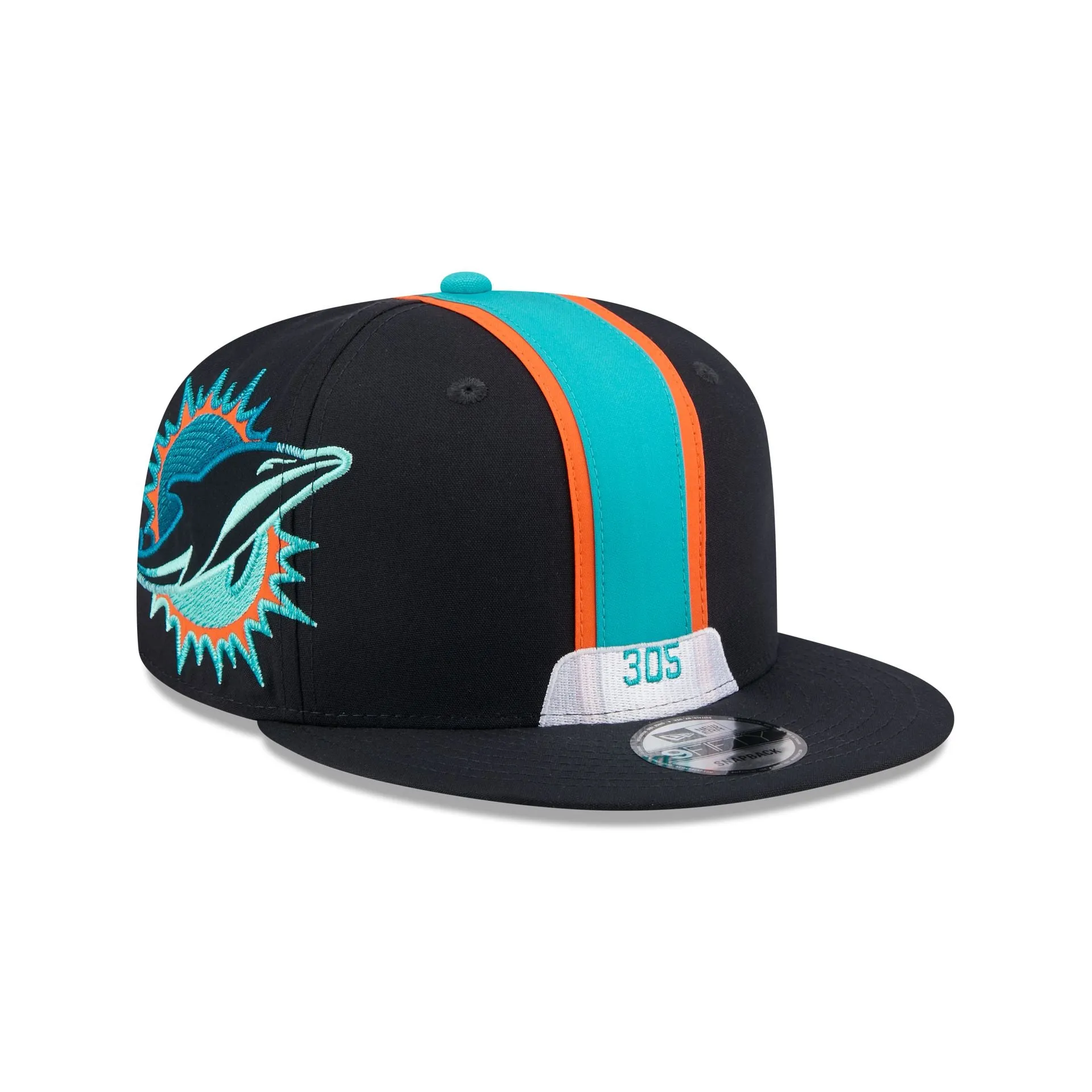 Miami Dolphins 2025 NFL Rivalries Helmet Pack 9FIFTY Snapback Hat sold by New Era product image thumbnail 3