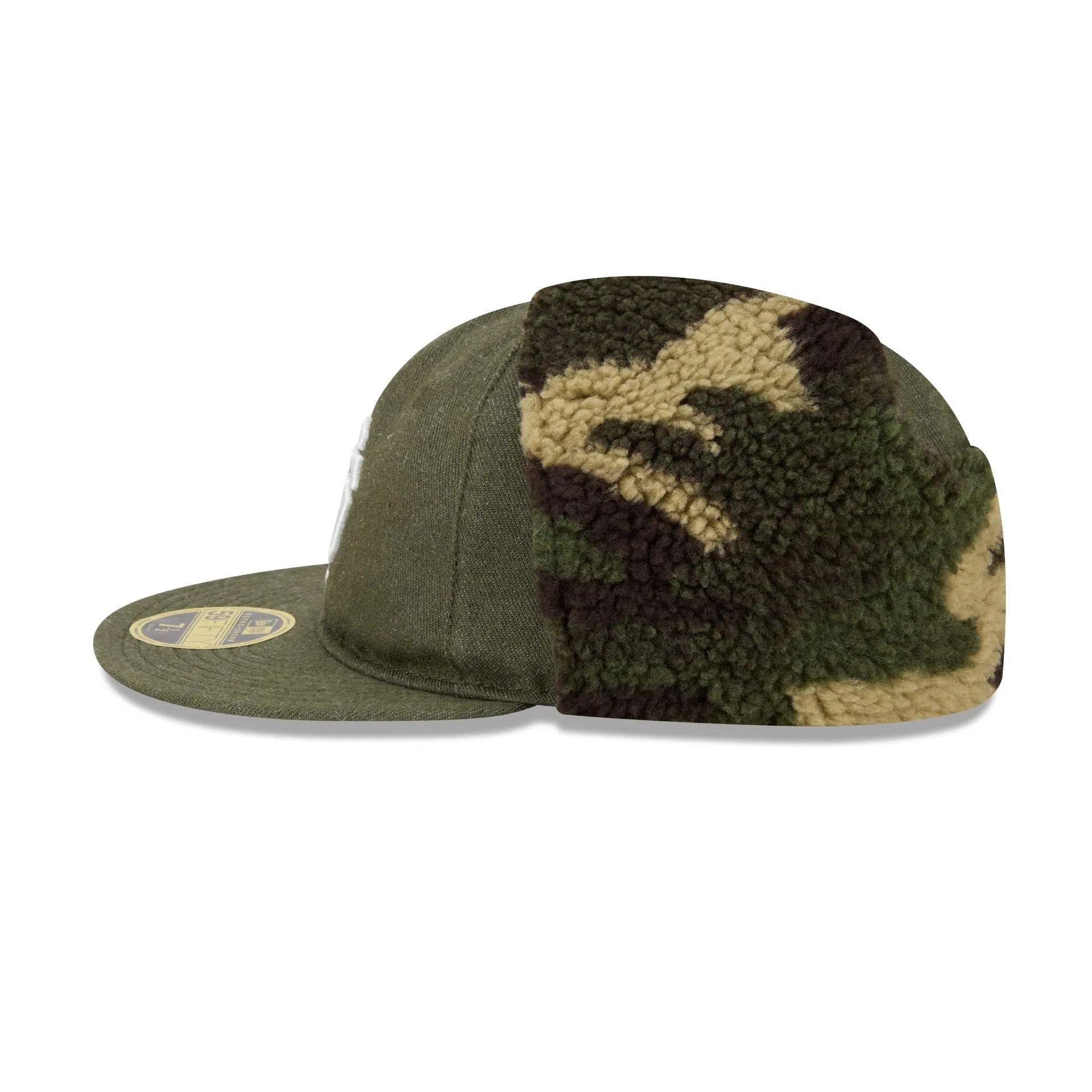 San Francisco Giants Three Looms Cotton Twill Camo Retro Crown Dog Ear 59FIFTY Fitted Hat sold by New Era product image thumbnail 4