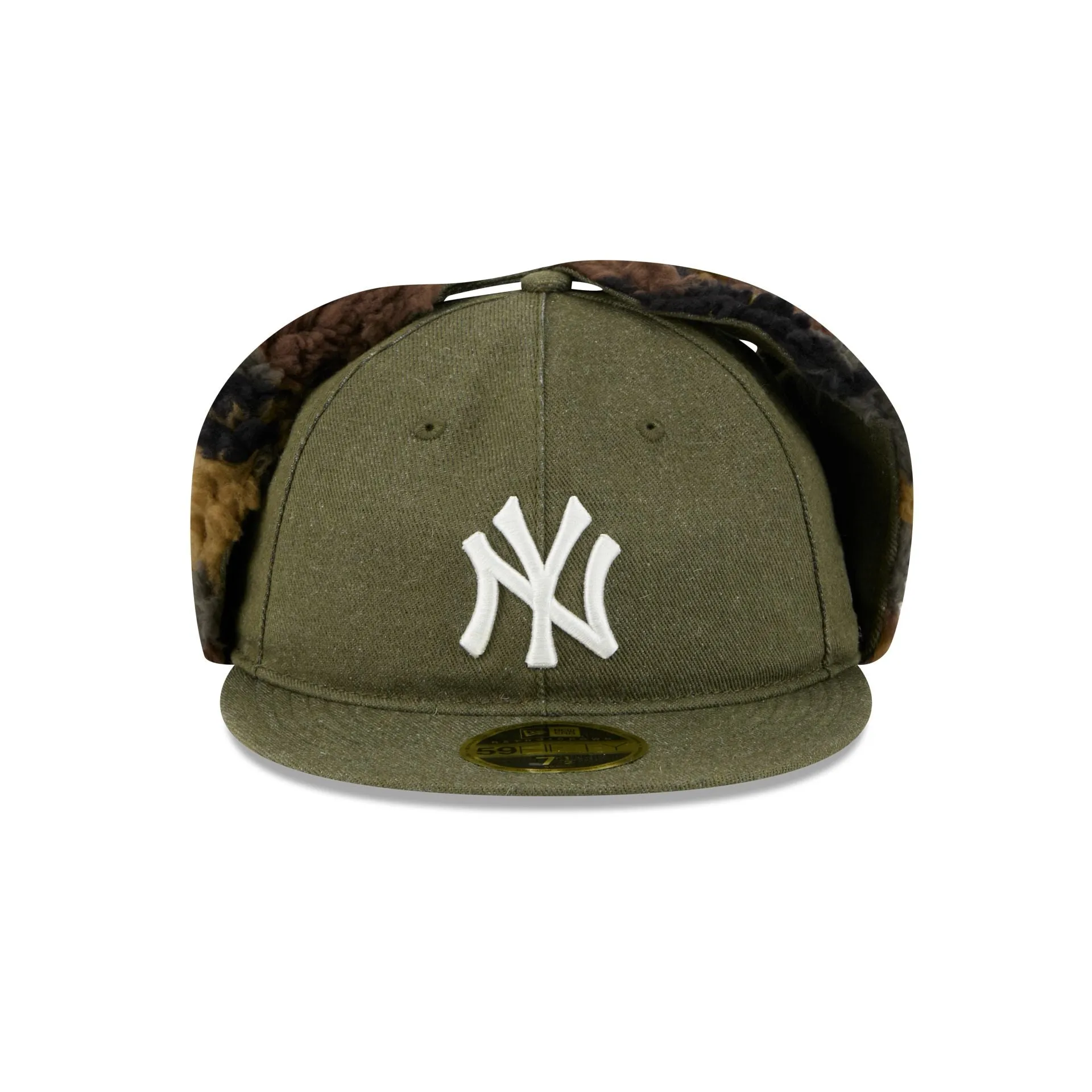 New York Yankees Three Looms Cotton Twill Camo Retro Crown Dog Ear 59FIFTY Fitted Hat sold by New Era product image thumbnail 2