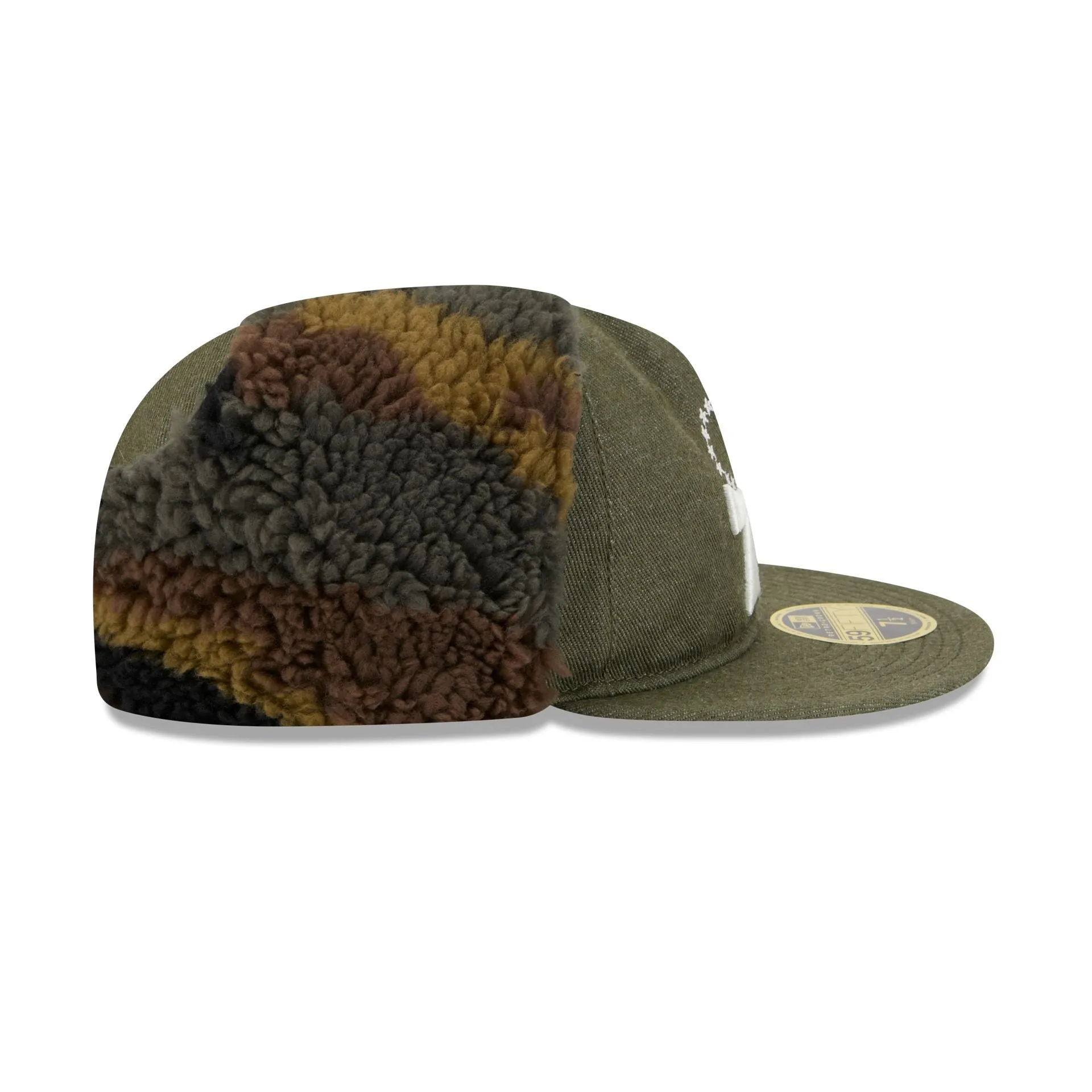 Philadelphia 76ers Three Looms Cotton Twill Camo Retro Crown Dog Ear 59FIFTY Fitted Hat sold by New Era product image thumbnail 5