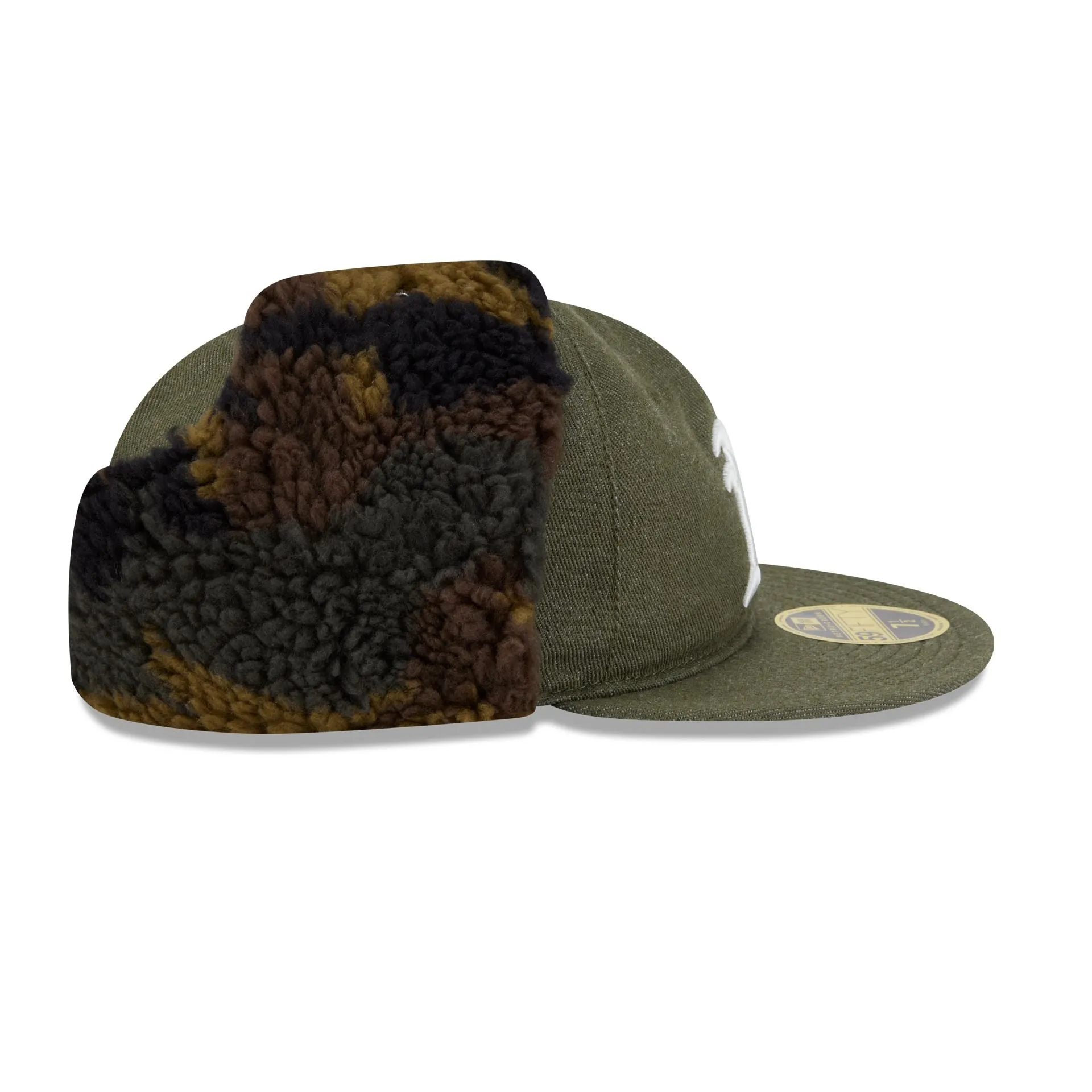 Athletics Three Looms Cotton Twill Camo Retro Crown Dog Ear 59FIFTY Fitted Hat sold by New Era product image thumbnail 5
