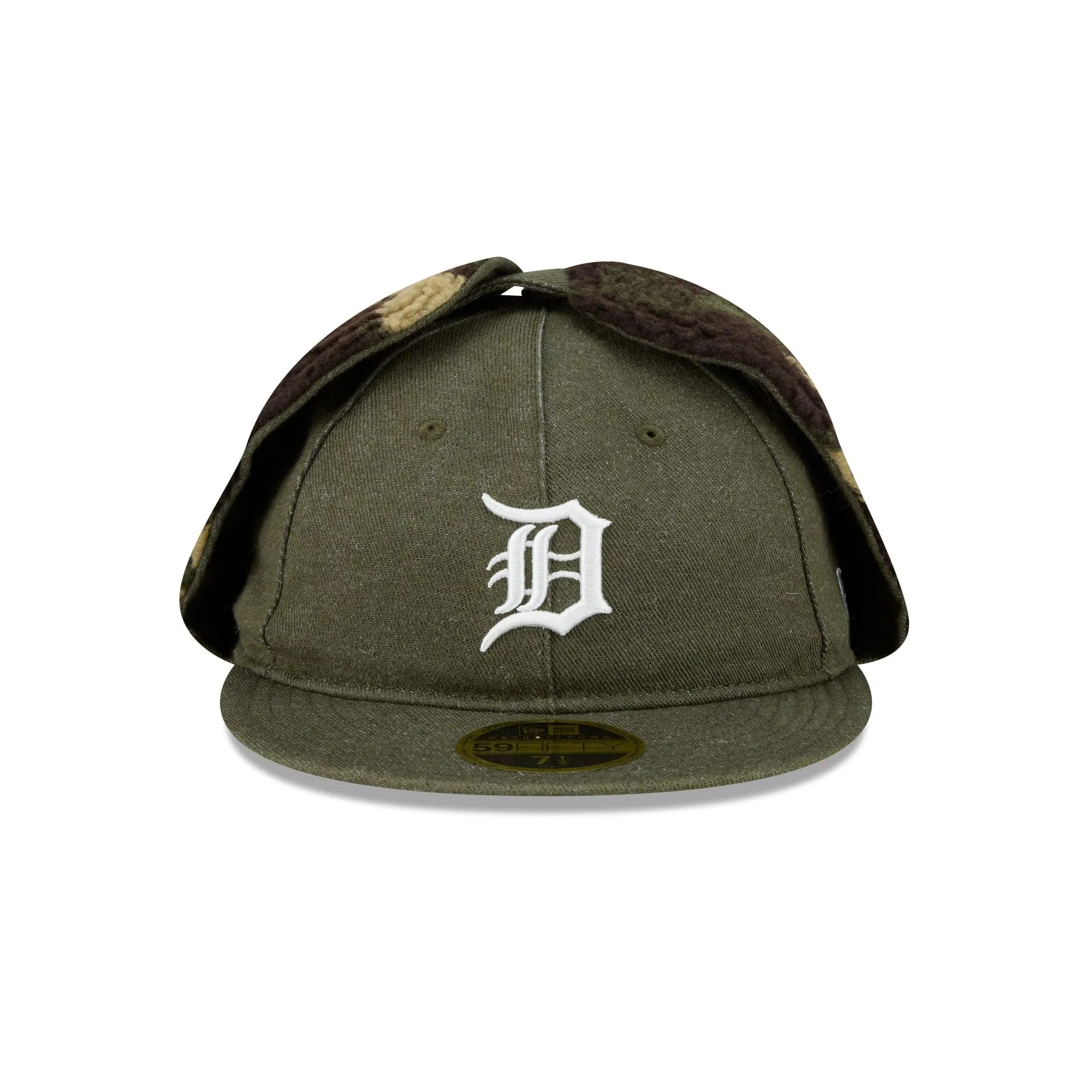 Detroit Tigers Three Looms Cotton Twill Camo Retro Crown Dog Ear 59FIFTY Fitted Hat sold by New Era product image thumbnail 2