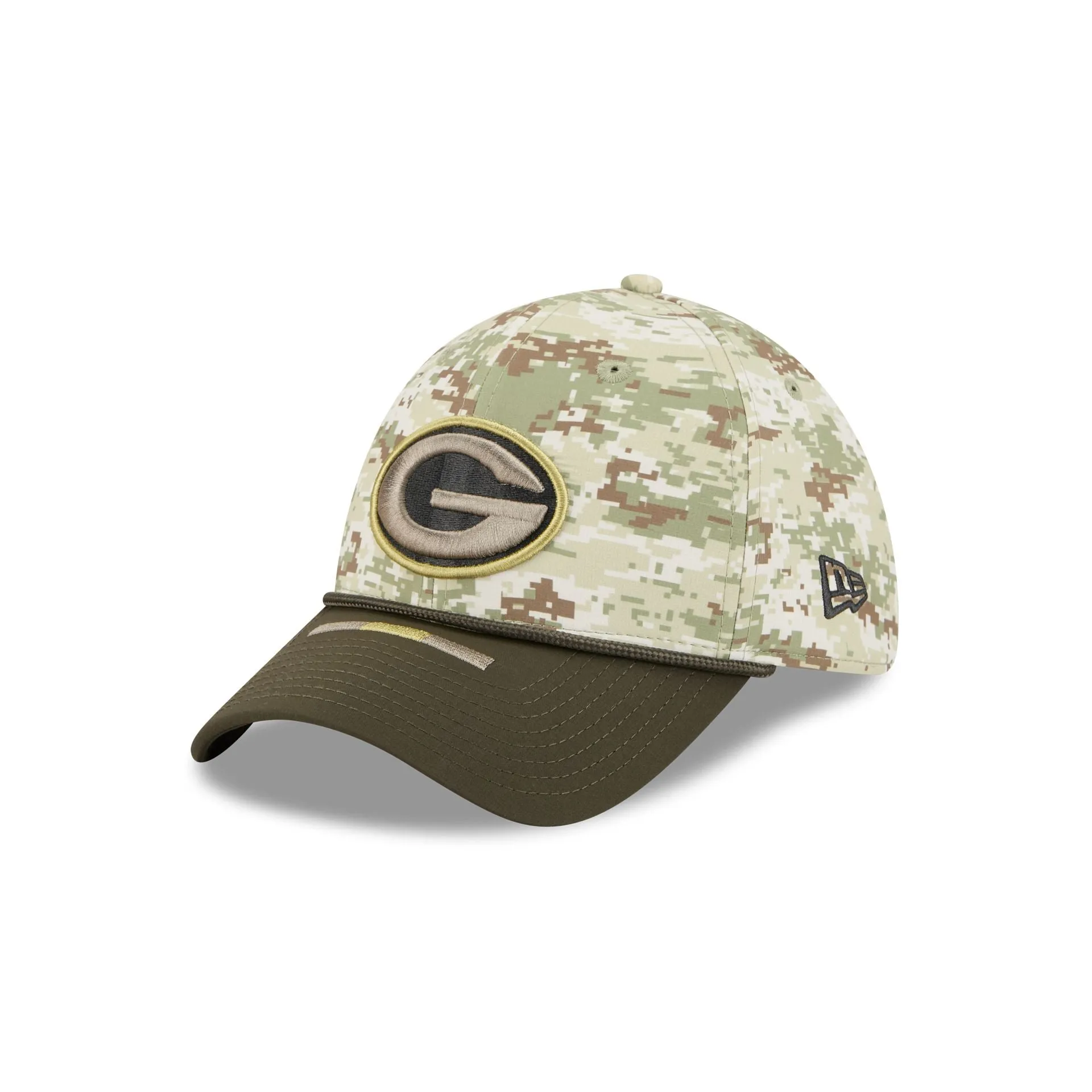 Green Bay Packers 2025 Salute to Service Digi Camo 39THIRTY Stretch Fit Hat sold by New Era product image thumbnail 3