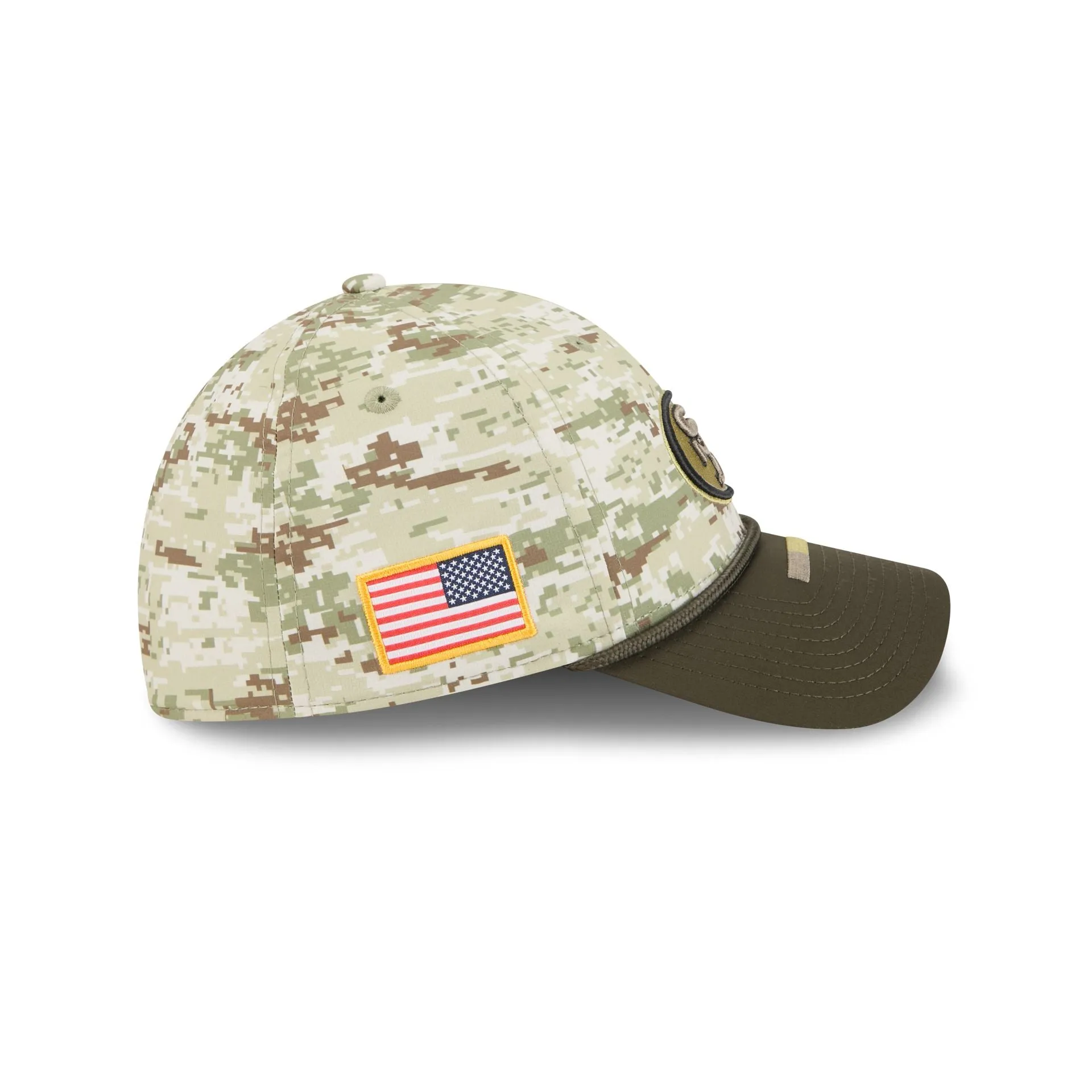 San Francisco 49ers 2025 Salute to Service Digi Camo 39THIRTY Stretch Fit Hat sold by New Era product image thumbnail 4