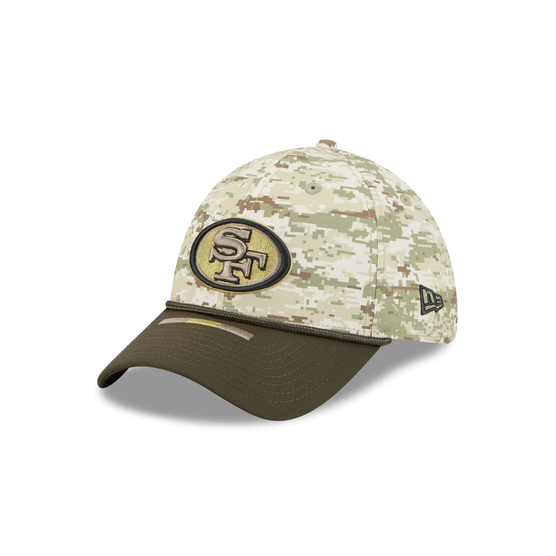 San Francisco 49ers 2025 Salute to Service Digi Camo 39THIRTY Stretch Fit Hat sold by New Era product image thumbnail 3