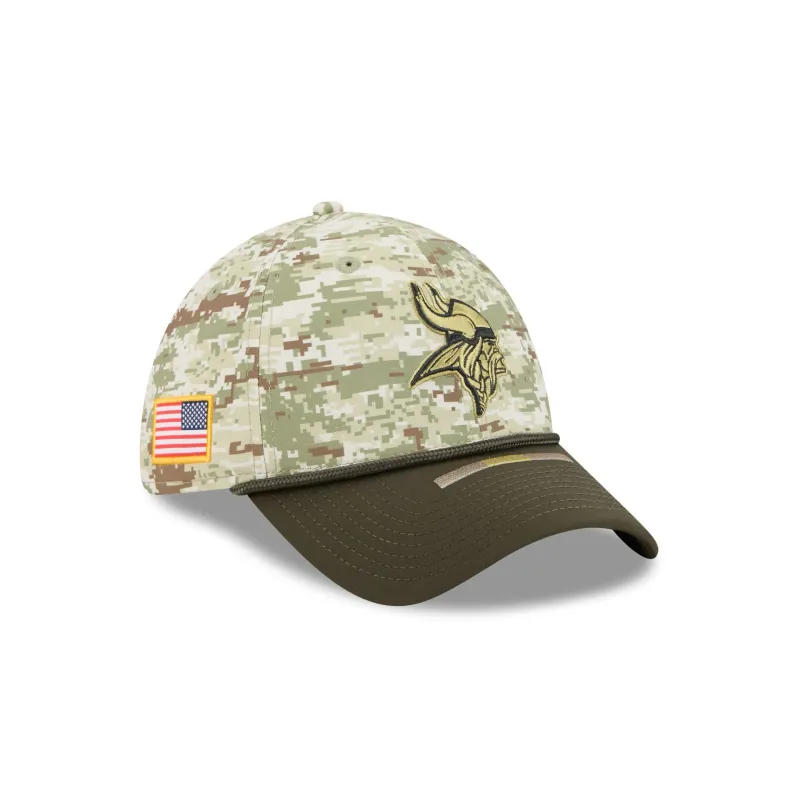 Minnesota Vikings 2025 Salute to Service Digi Camo 39THIRTY Stretch Fit Hat made by New Era