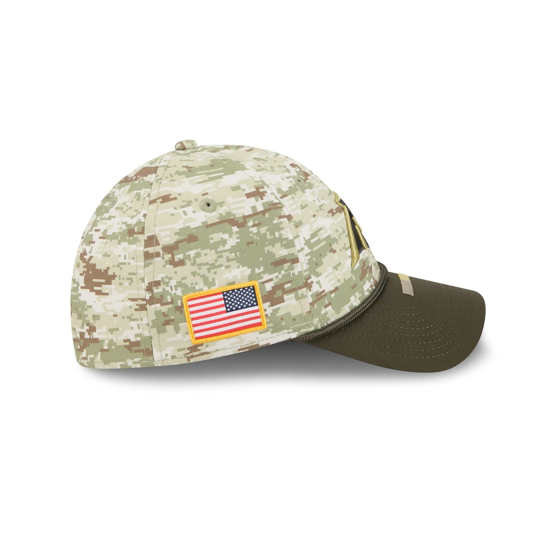 Carolina Panthers 2025 Salute to Service Digi Camo 39THIRTY Stretch Fit Hat sold by New Era product image thumbnail 4