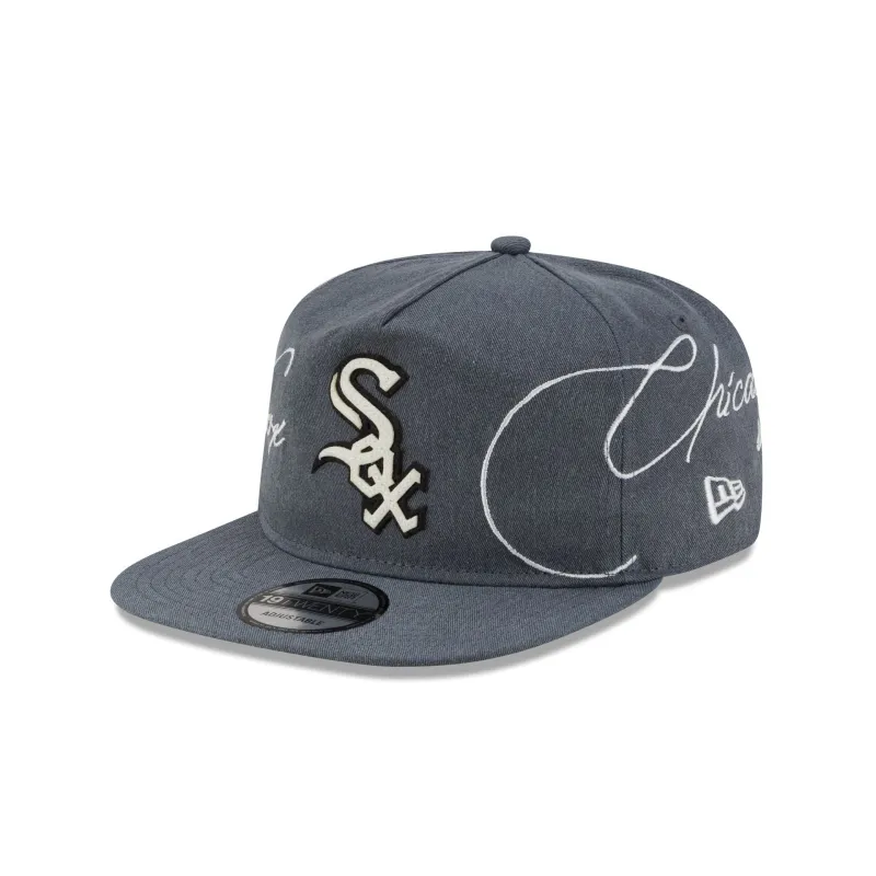 Chicago White Sox Script 19TWENTY Snapback Hat sold by New Era
