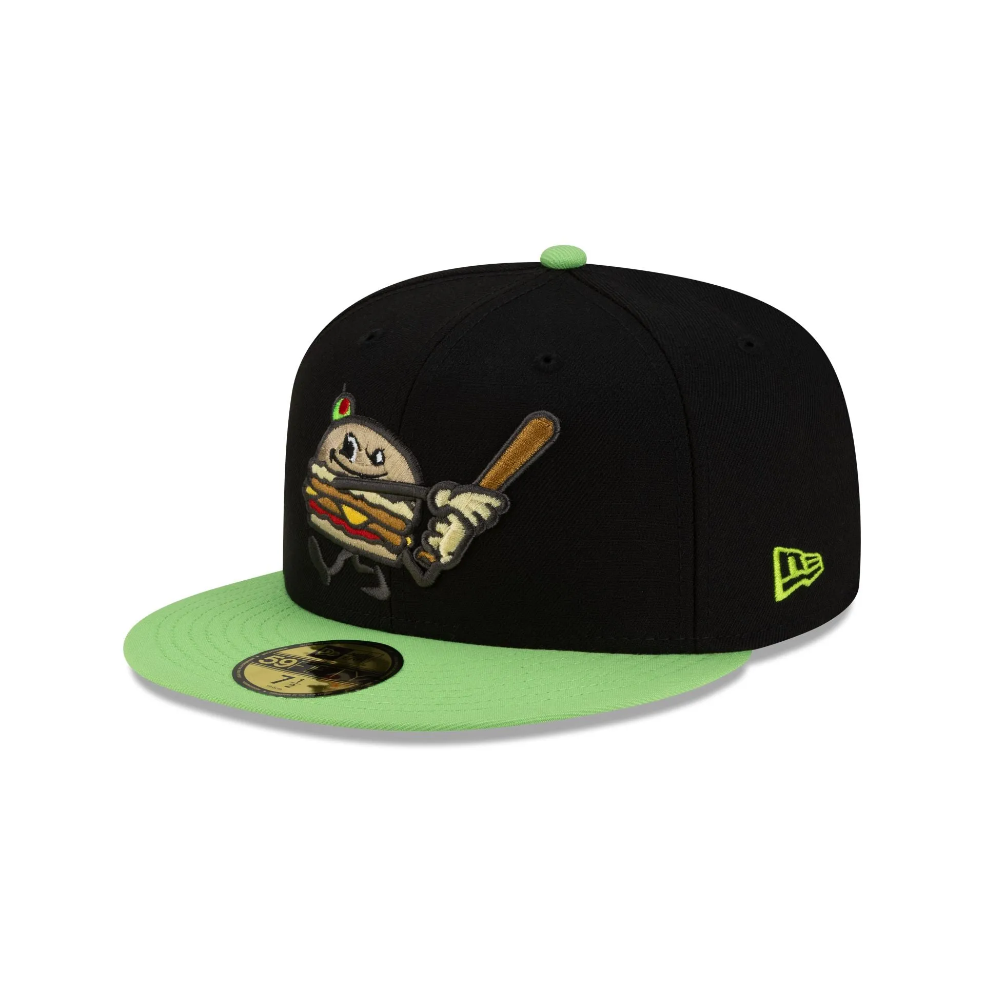 Akron RubberDucks Black Food Pack 59FIFTY Fitted Hat sold by New Era product image thumbnail 3