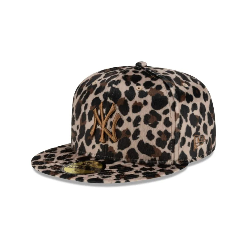 New York Yankees Leopard Print 59FIFTY Fitted Hat sold by New Era