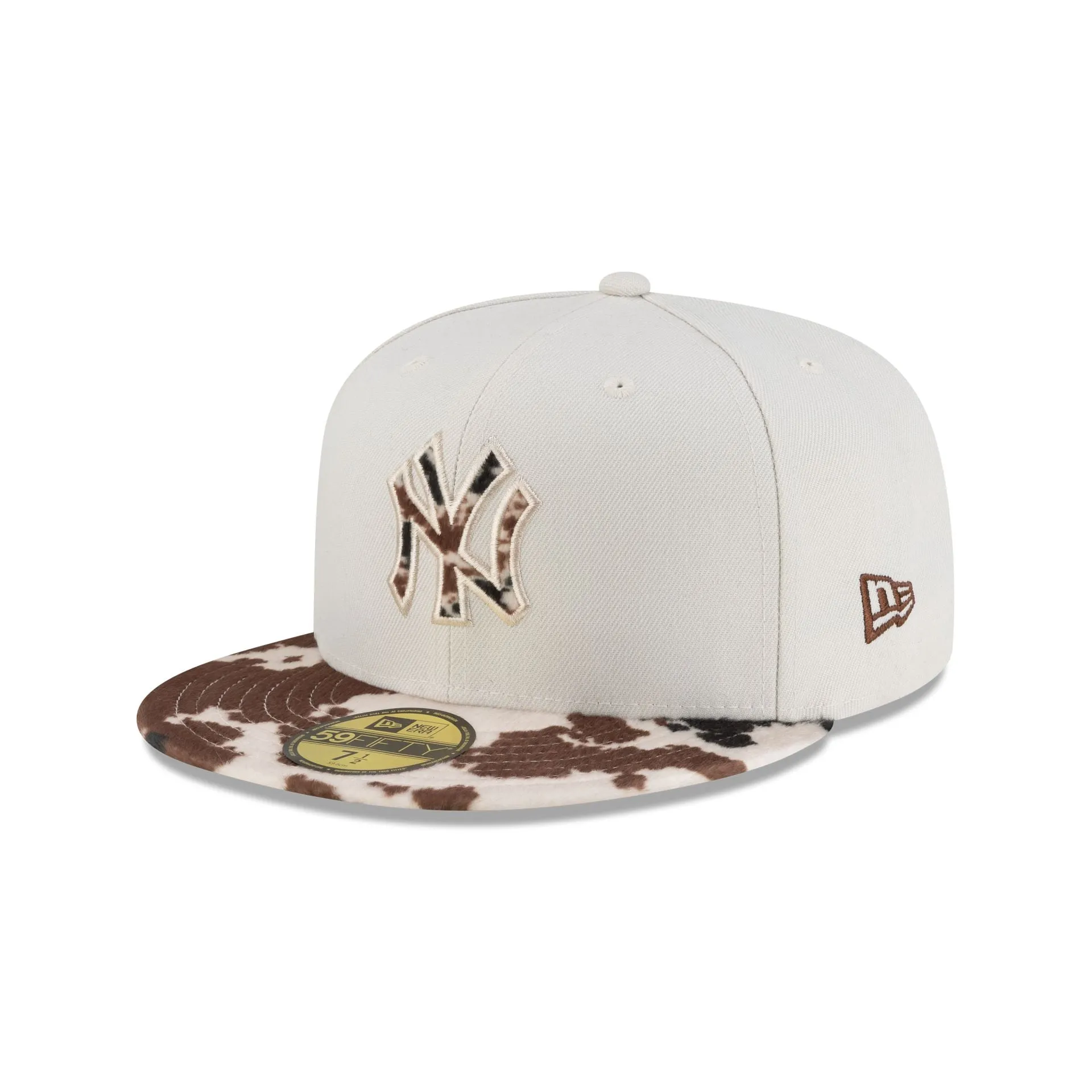 New York Yankees Cow Print Visor 59FIFTY Fitted Hat sold by New Era