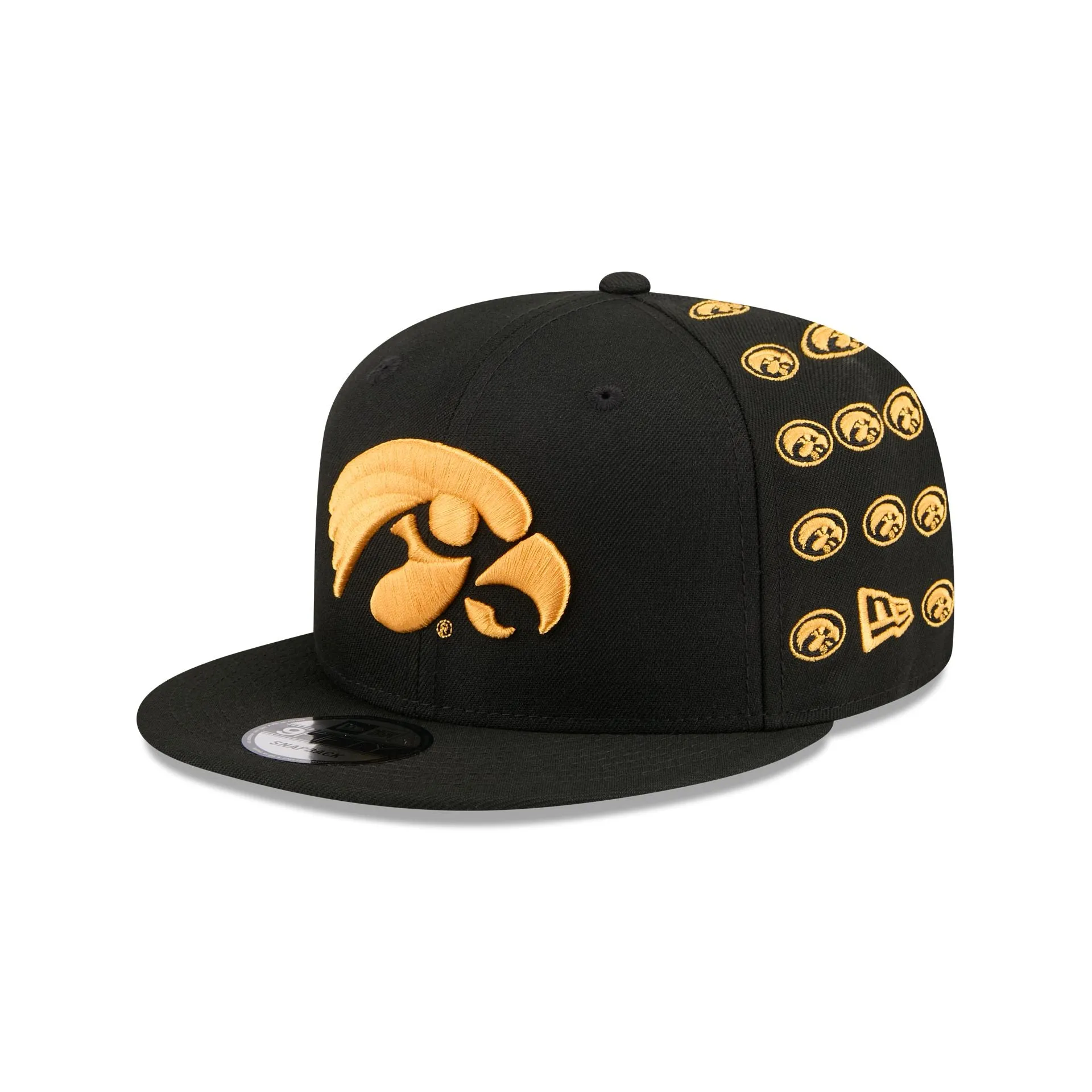 Iowa Hawkeyes Sticker Helmet 9FIFTY Snapback Hat sold by New Era