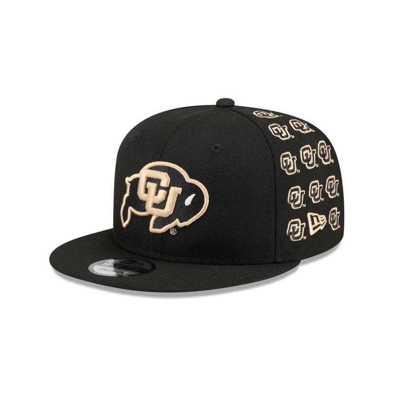 Colorado Buffaloes Sticker Helmet 9FIFTY Snapback Hat sold by New Era