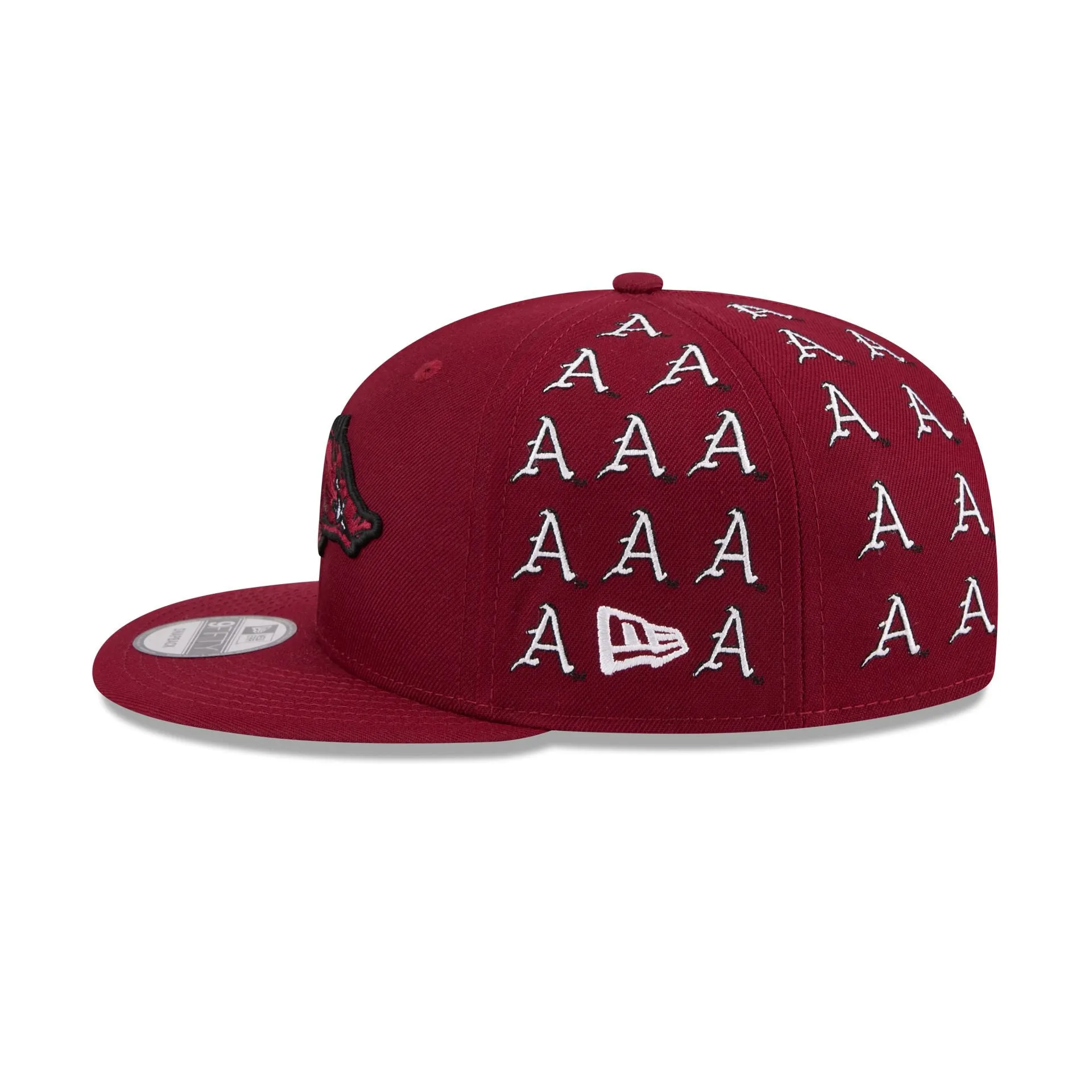 Arkansas Razorbacks Sticker Helmet 9FIFTY Snapback Hat sold by New Era product image thumbnail 4