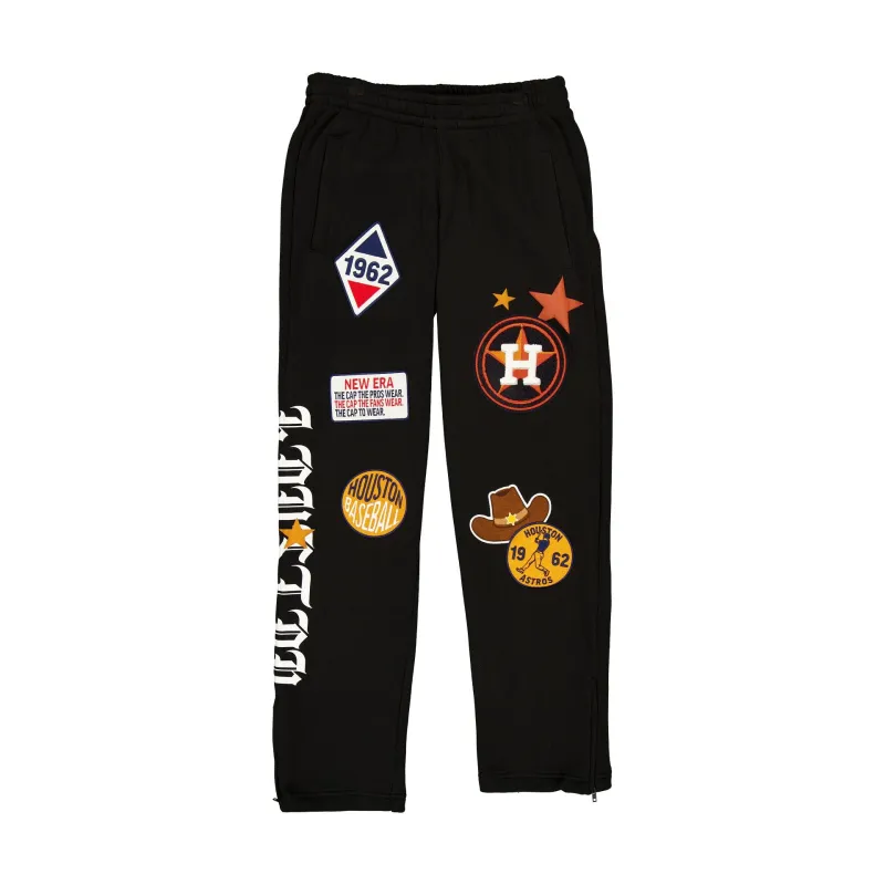 Houston Astros Uptown Threads Black Sweatpants sold by New Era
