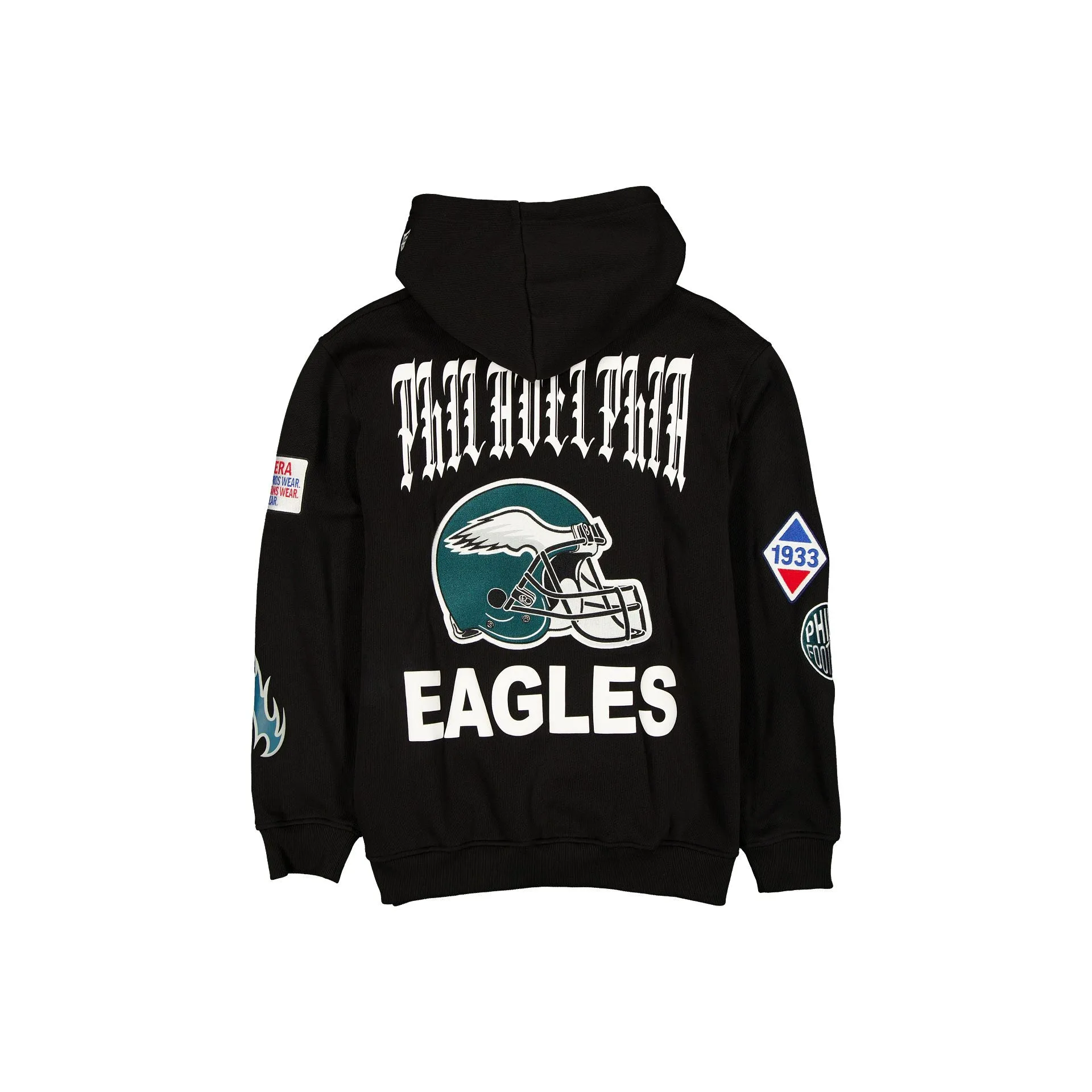 Philadelphia Eagles Uptown Threads Black Hoodie sold by New Era product image thumbnail 2