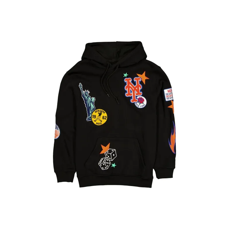 New York Mets Uptown Threads Black Hoodie sold by New Era