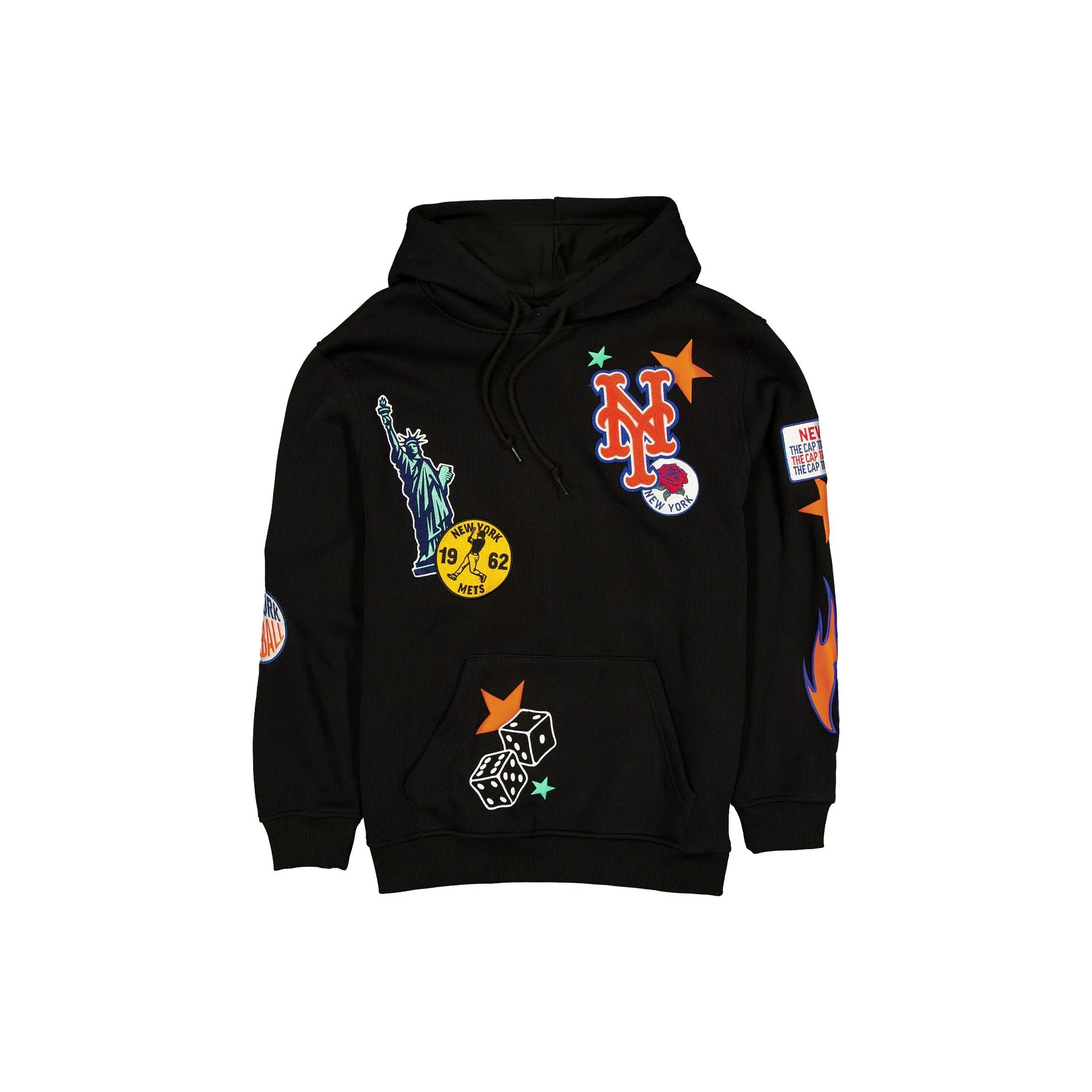 New York Mets Uptown Threads Black Hoodie sold by New Era