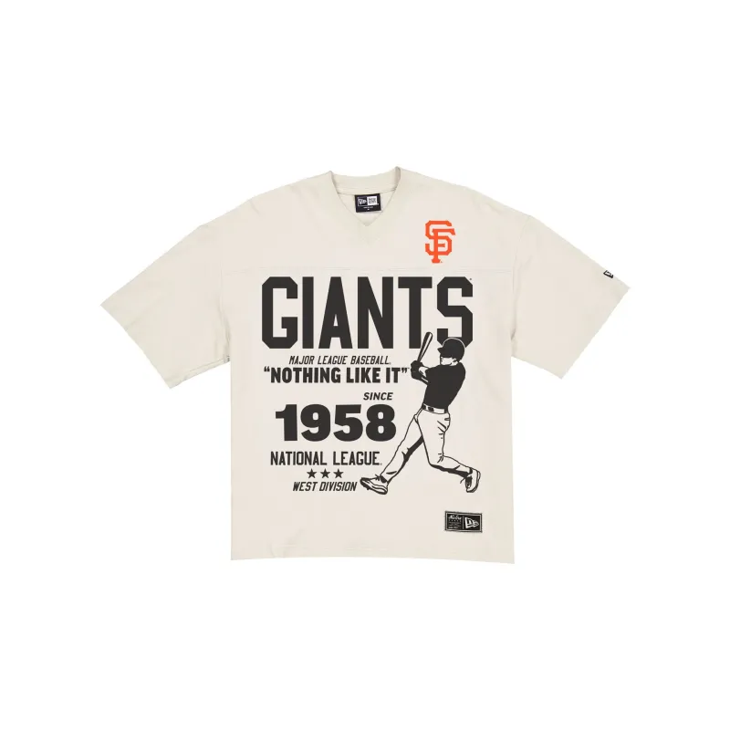 San Francisco Giants Throwback Prep Stone T-Shirt sold by New Era