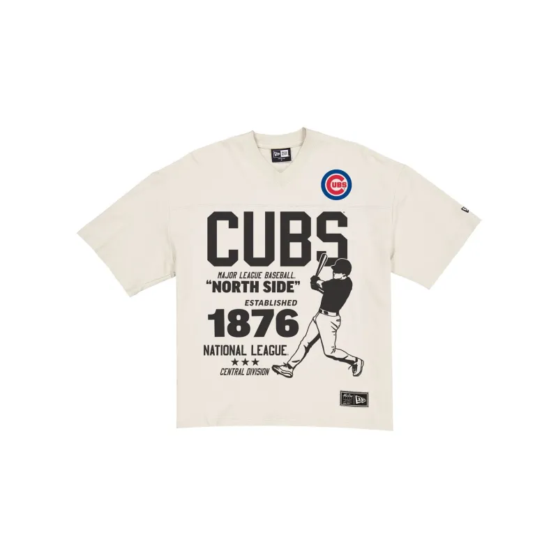 Chicago Cubs Throwback Prep Stone T-Shirt sold by New Era
