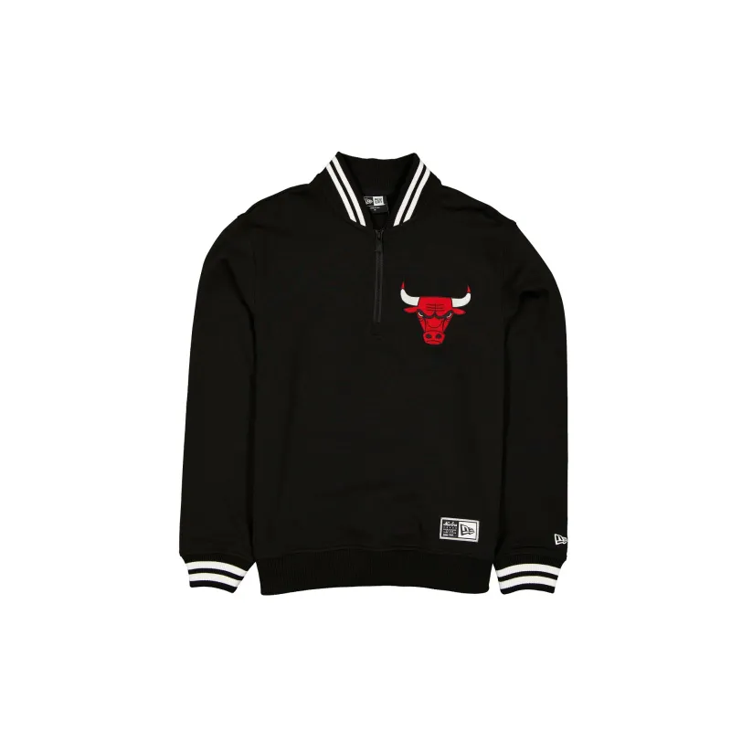 Chicago Bulls Throwback Prep Quarter Zip sold by New Era