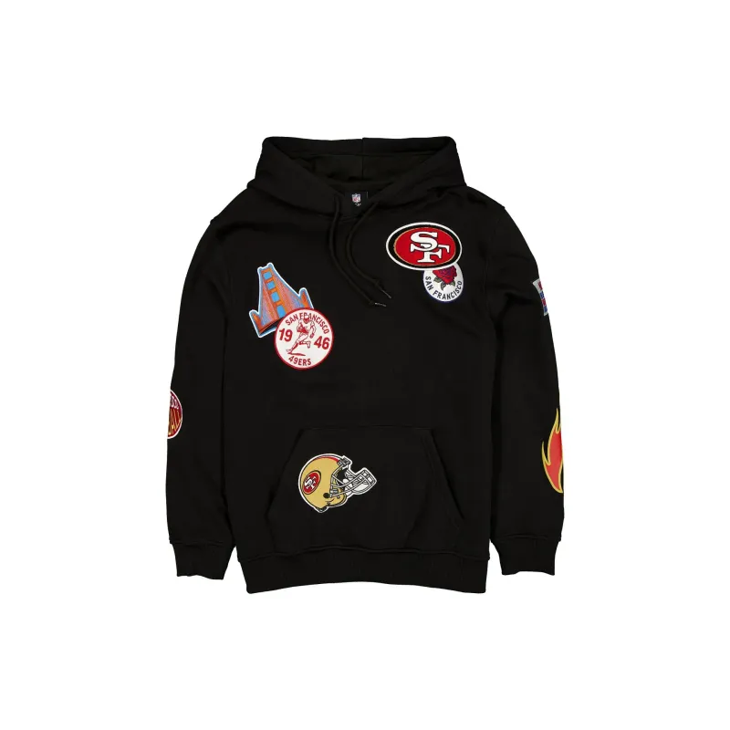 San Francisco 49ers Uptown Threads Black Hoodie sold by New Era