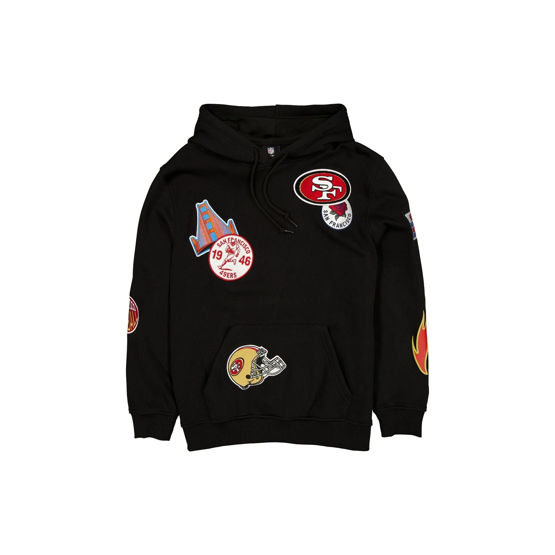 San Francisco 49ers Uptown Threads Black Hoodie sold by New Era