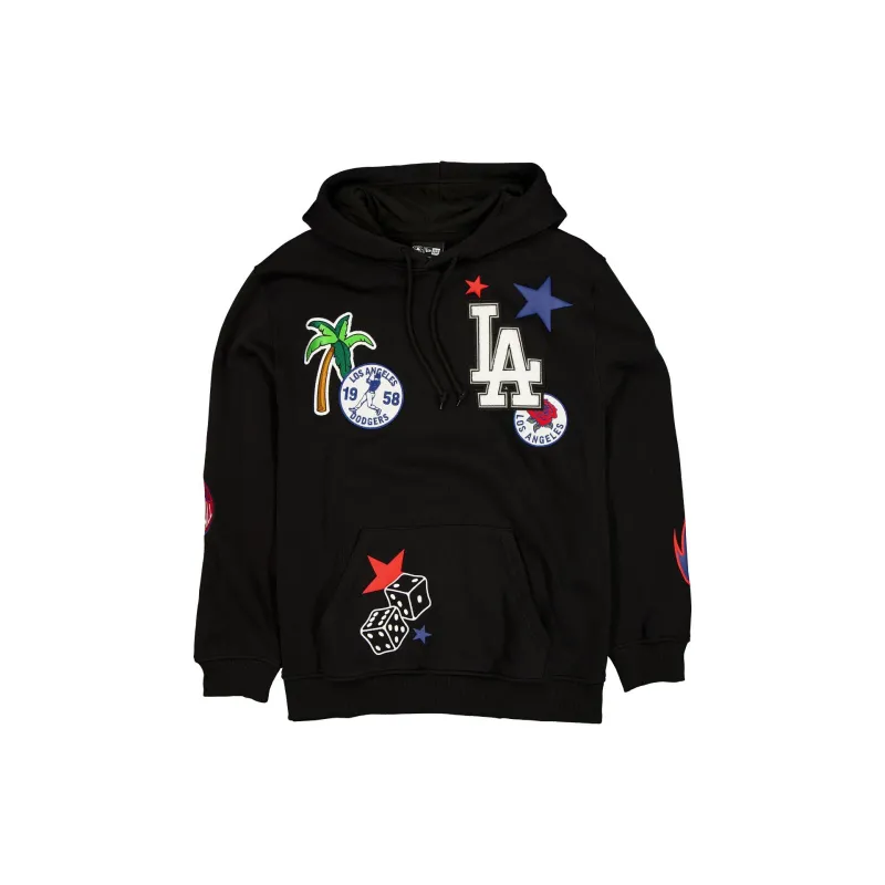 Los Angeles Dodgers Uptown Threads Black Hoodie sold by New Era