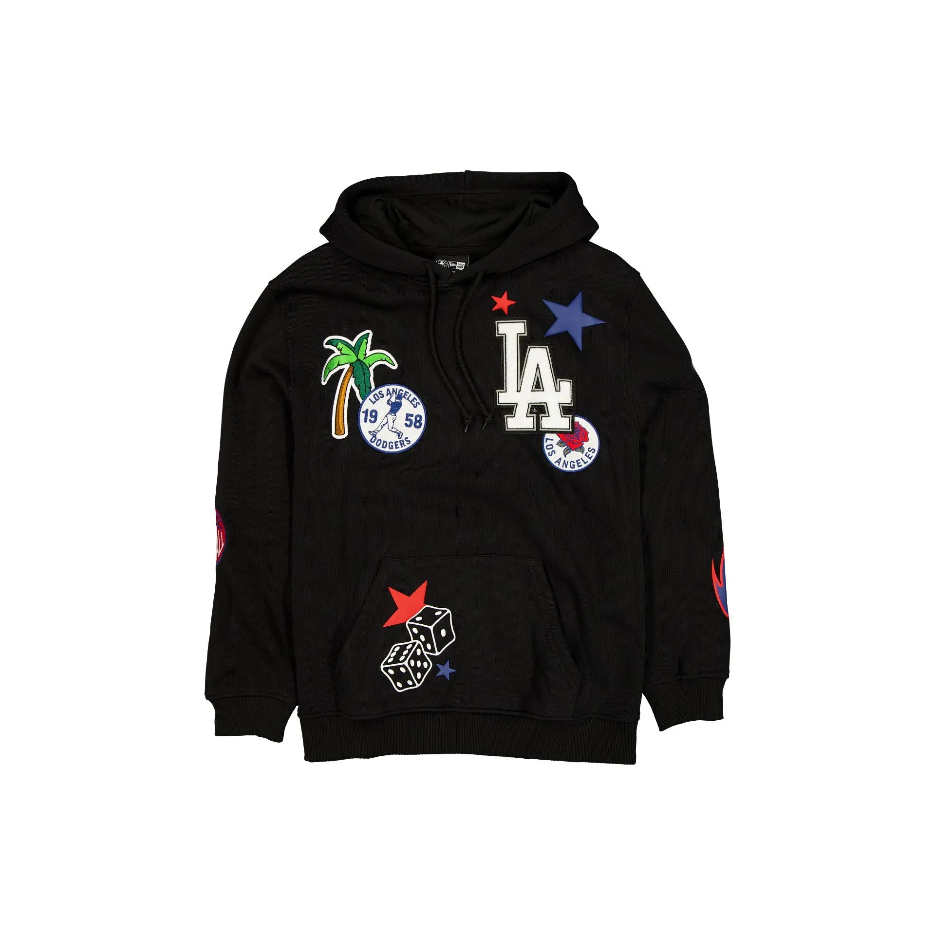 Los Angeles Dodgers Uptown Threads Black Hoodie sold by New Era