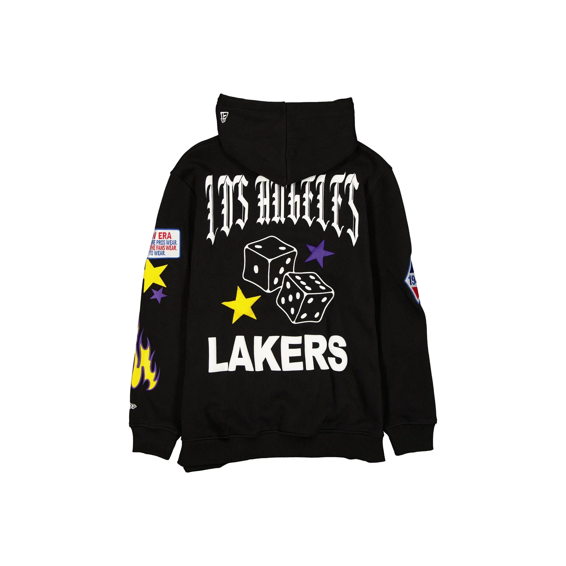 Los Angeles Lakers Uptown Threads Black Hoodie sold by New Era product image thumbnail 2