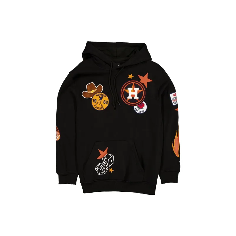Houston Astros Uptown Threads Black Hoodie sold by New Era