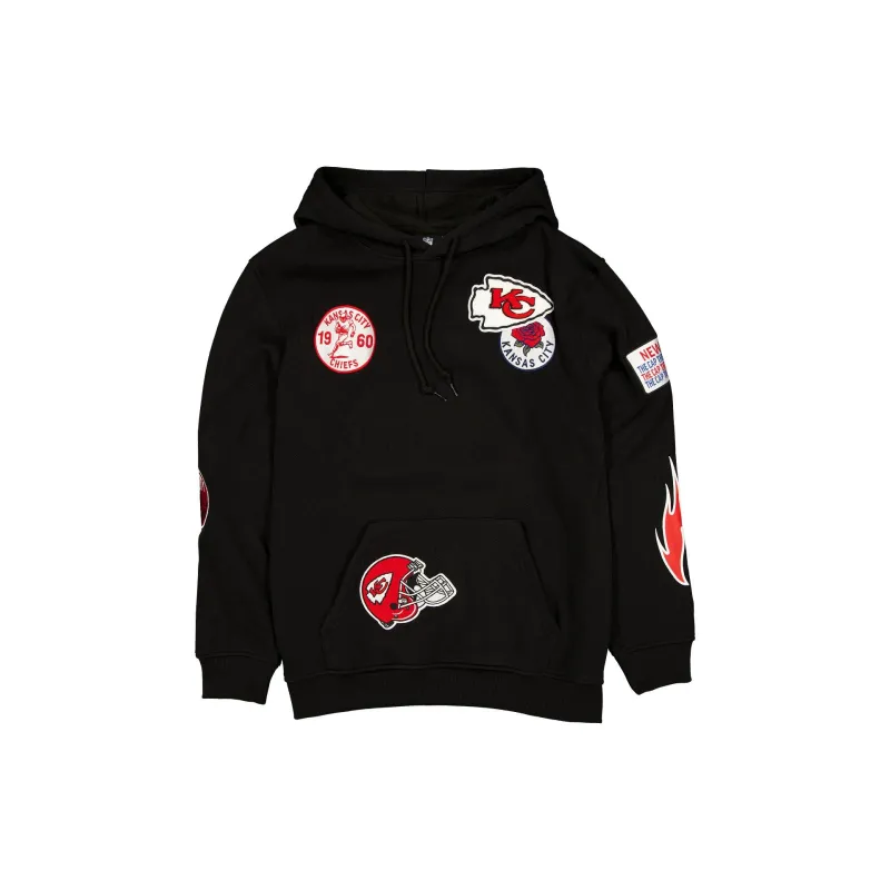 Kansas City Chiefs Uptown Threads Black Hoodie sold by New Era