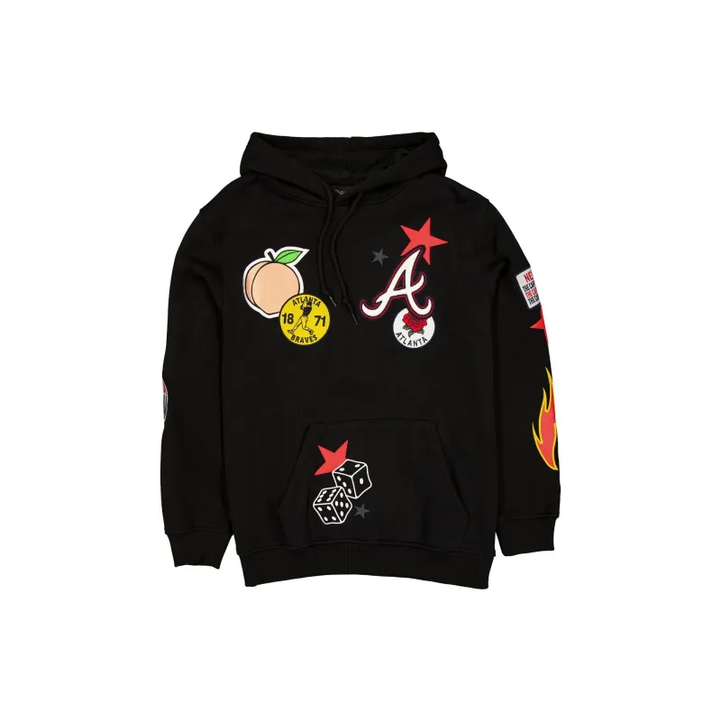 Atlanta Braves Uptown Threads Black Hoodie sold by New Era