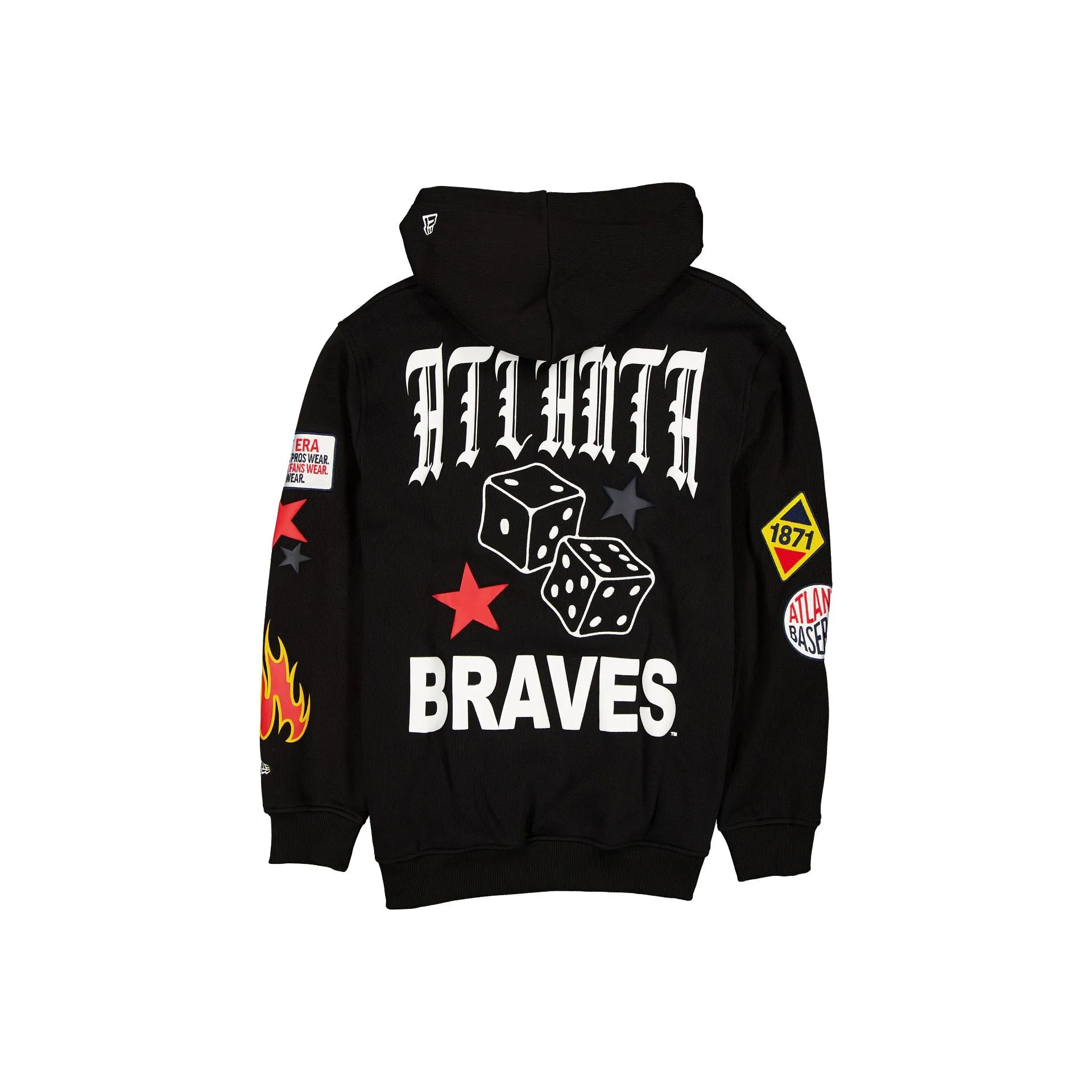 Atlanta Braves Uptown Threads Black Hoodie sold by New Era product image thumbnail 2