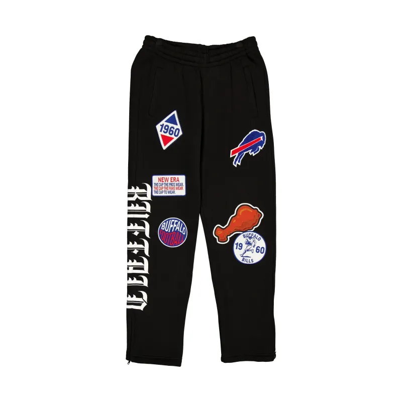 Buffalo Bills Uptown Threads Black Sweatpants sold by New Era