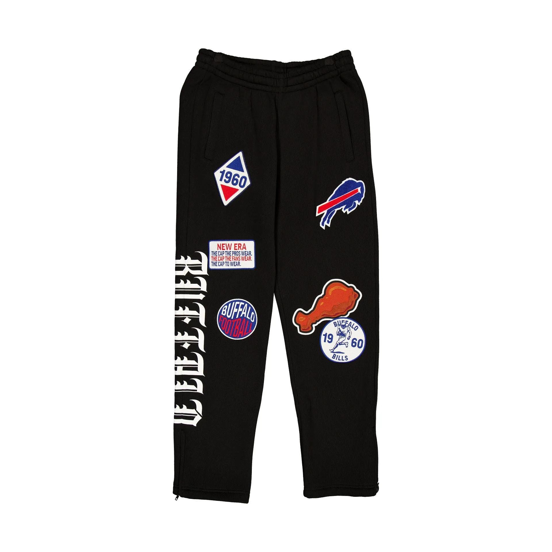 Buffalo Bills Uptown Threads Black Sweatpants sold by New Era